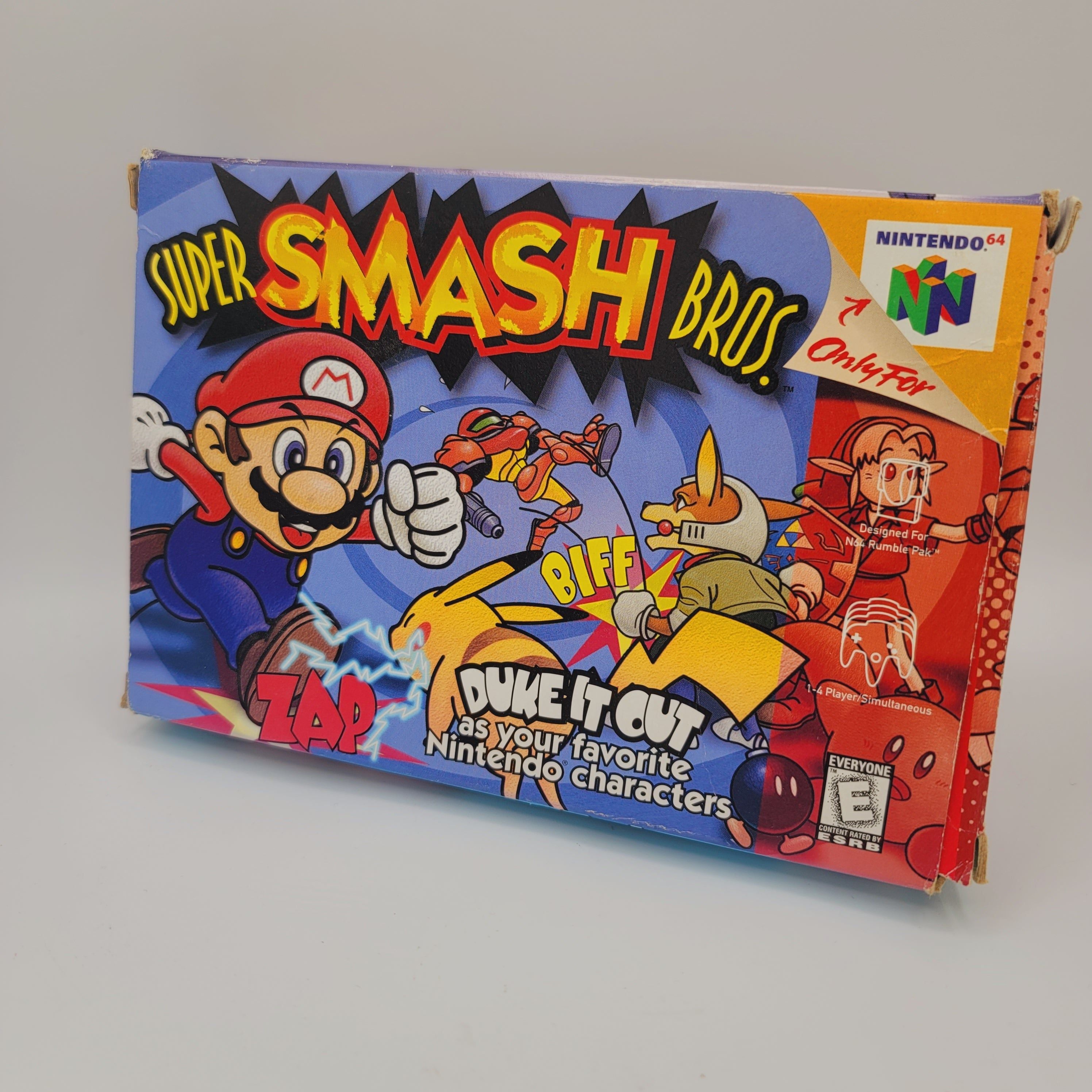 Super Smash Bros. for Nintendo 64 on sale W/Manual+