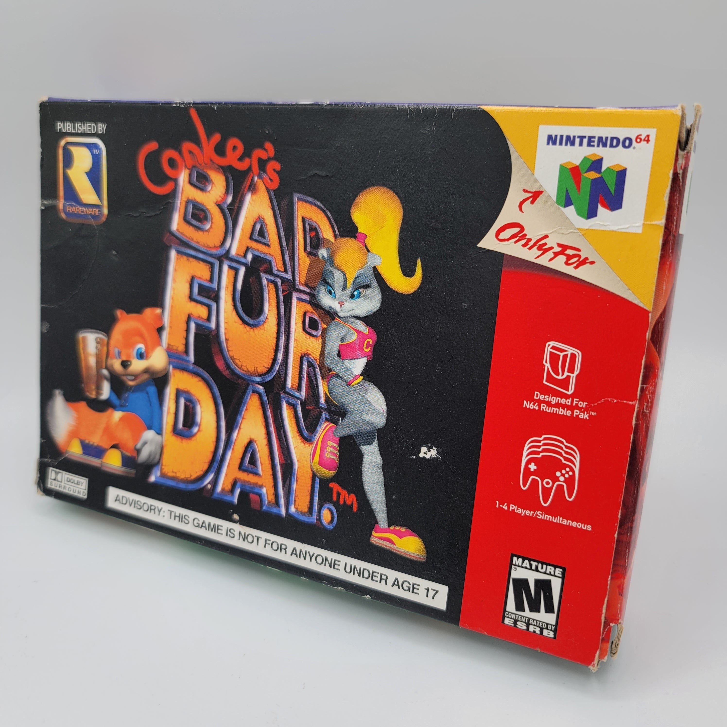 Conkers Bad Fur Day outlet N64 Game