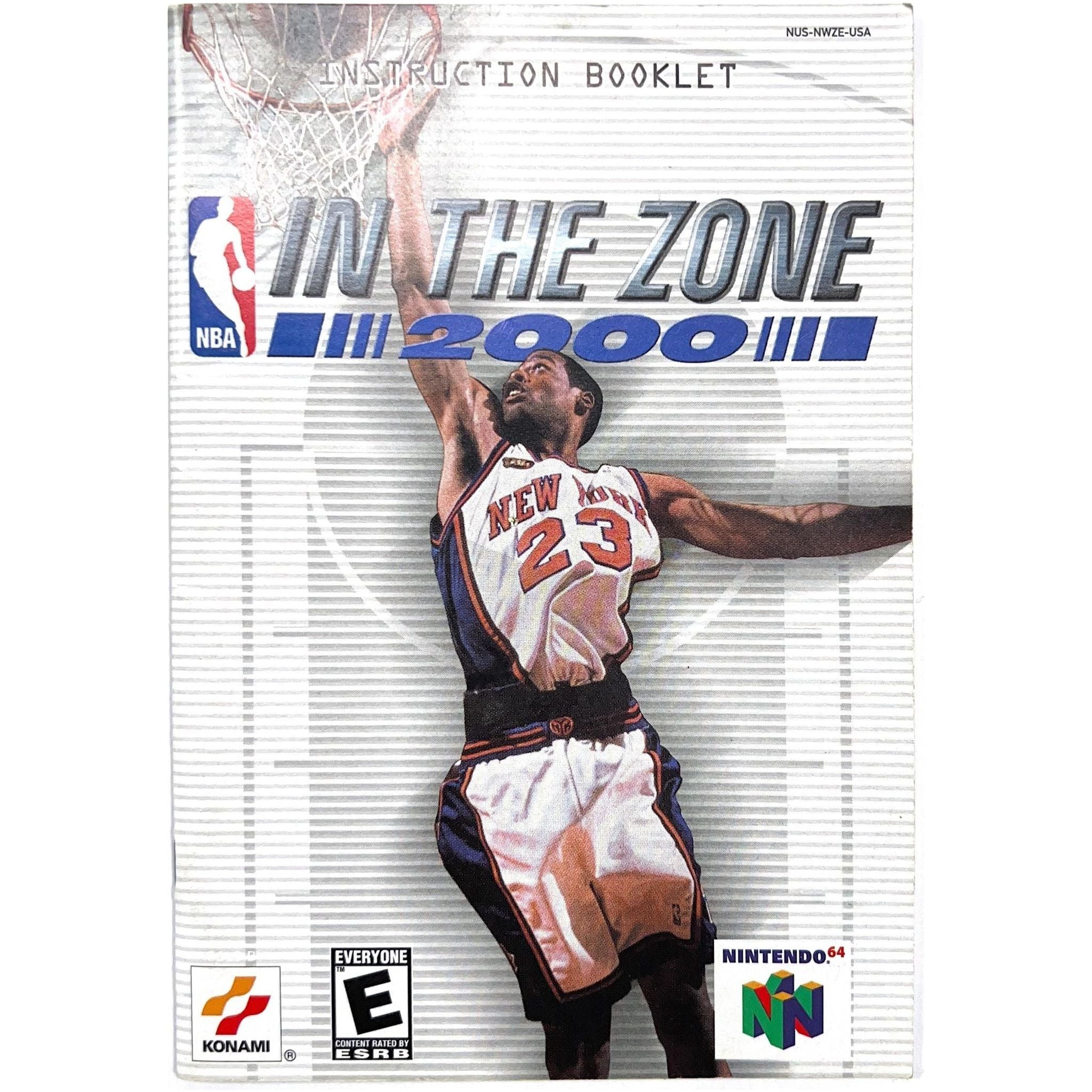 N64 - NBA In the Zone 2000 (Manual)