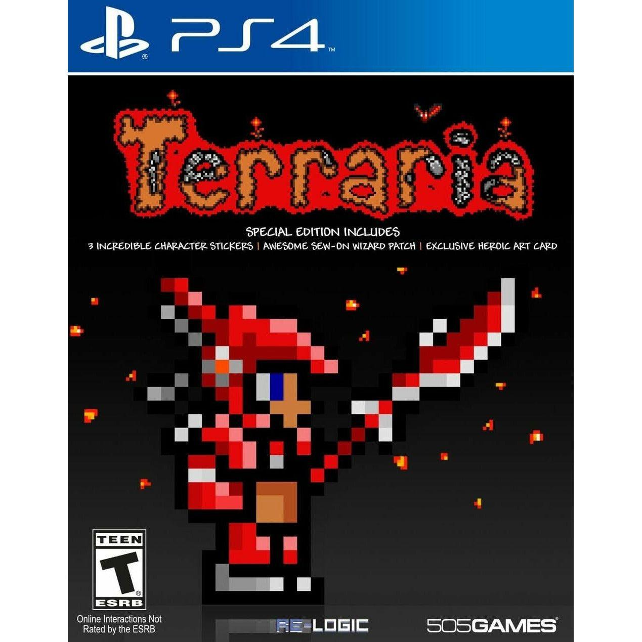 PS4 - Terraria Special Edition (No Stickers, Patch or Heroic Card Incl