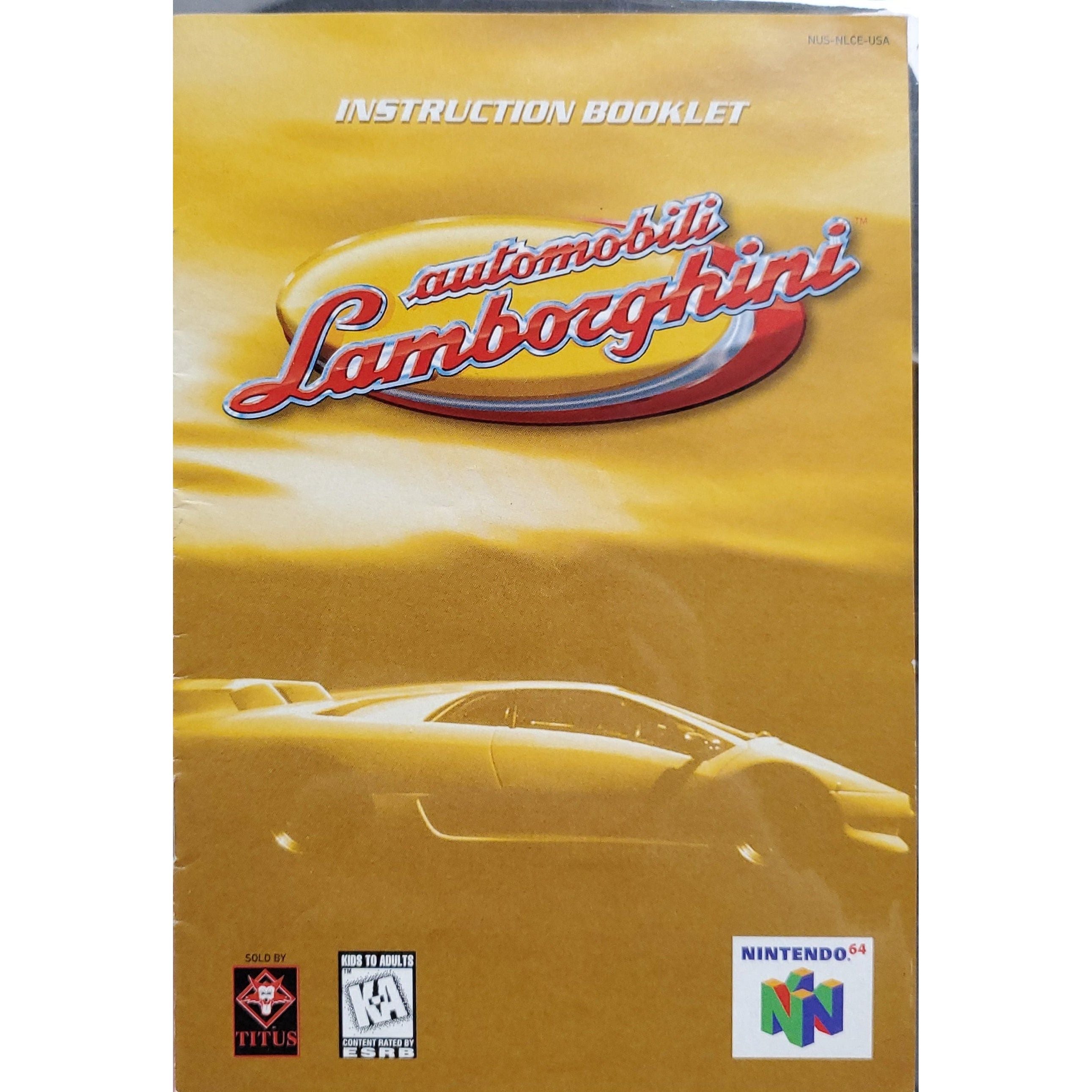 Lamborghini n64 best sale