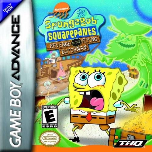 GBA SpongeBob SquarePants Revenge of the Flying Dutchman Cartridg