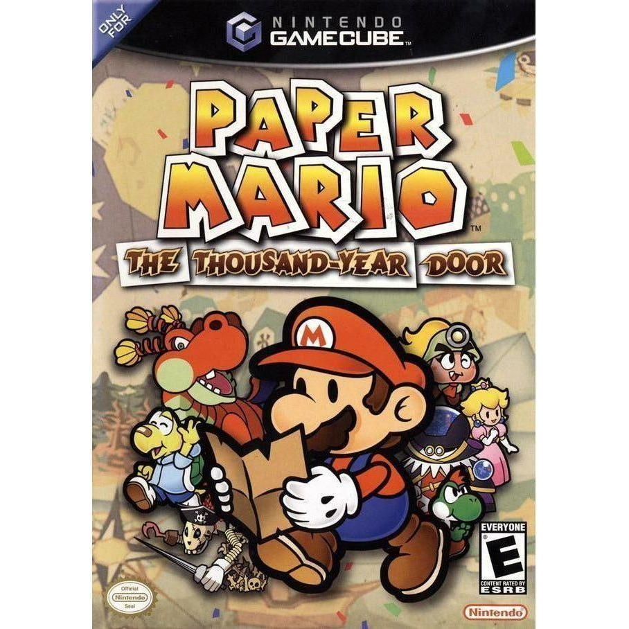 Paper Mario: The Thousand hot Year Door Nintendo Gamecube No Manual Tested & Working