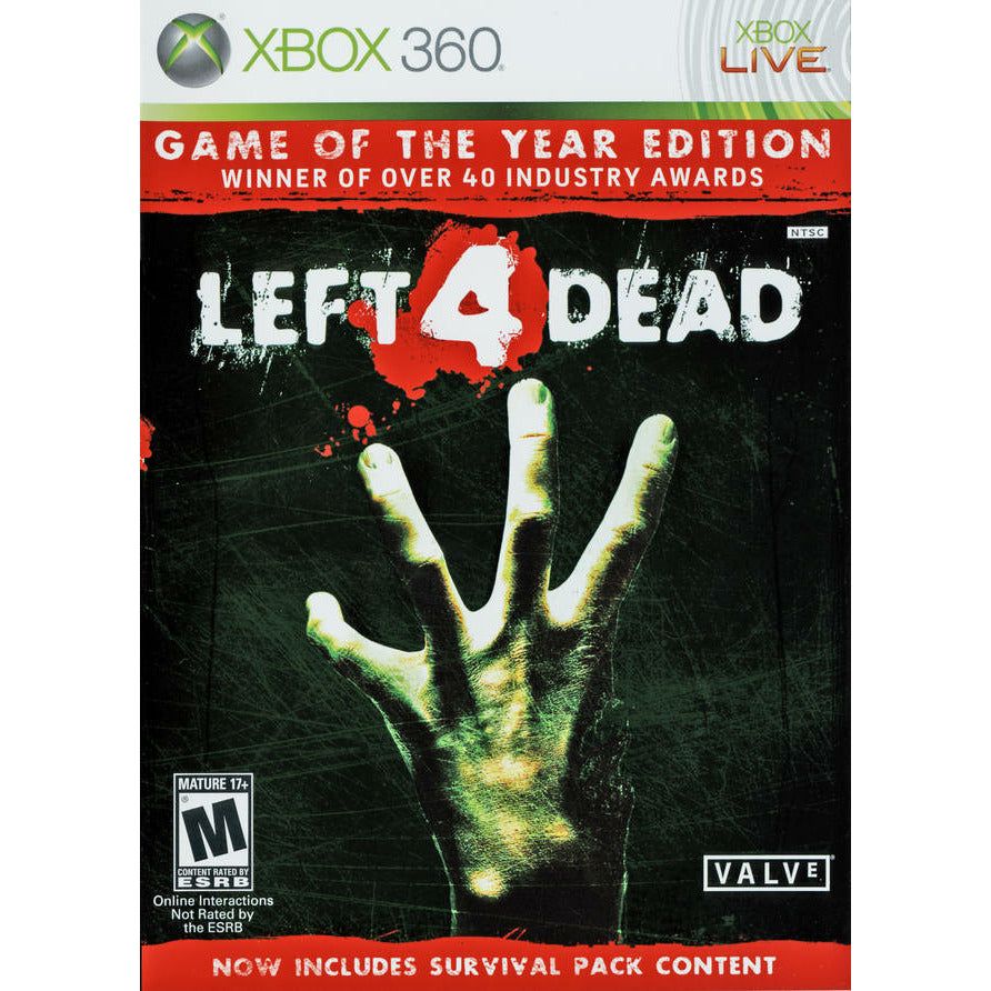 XBOX 360 - Left 4 Dead Game Of the Year Edition