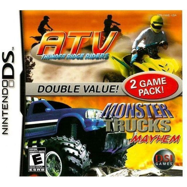 DS - ATV Thunder Ridge Riders / Monster Trucks Mayhem (In Case)