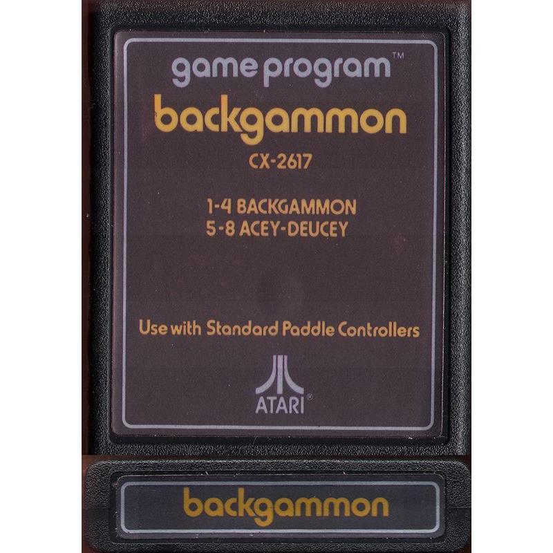 Atari 2600 - Backgammon (Cartridge Only)