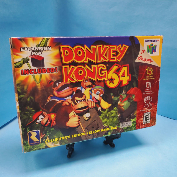 Nintendo 64 Donkey Kong 64 N64 on sale Complete In Box CIB Players Guide Clean!