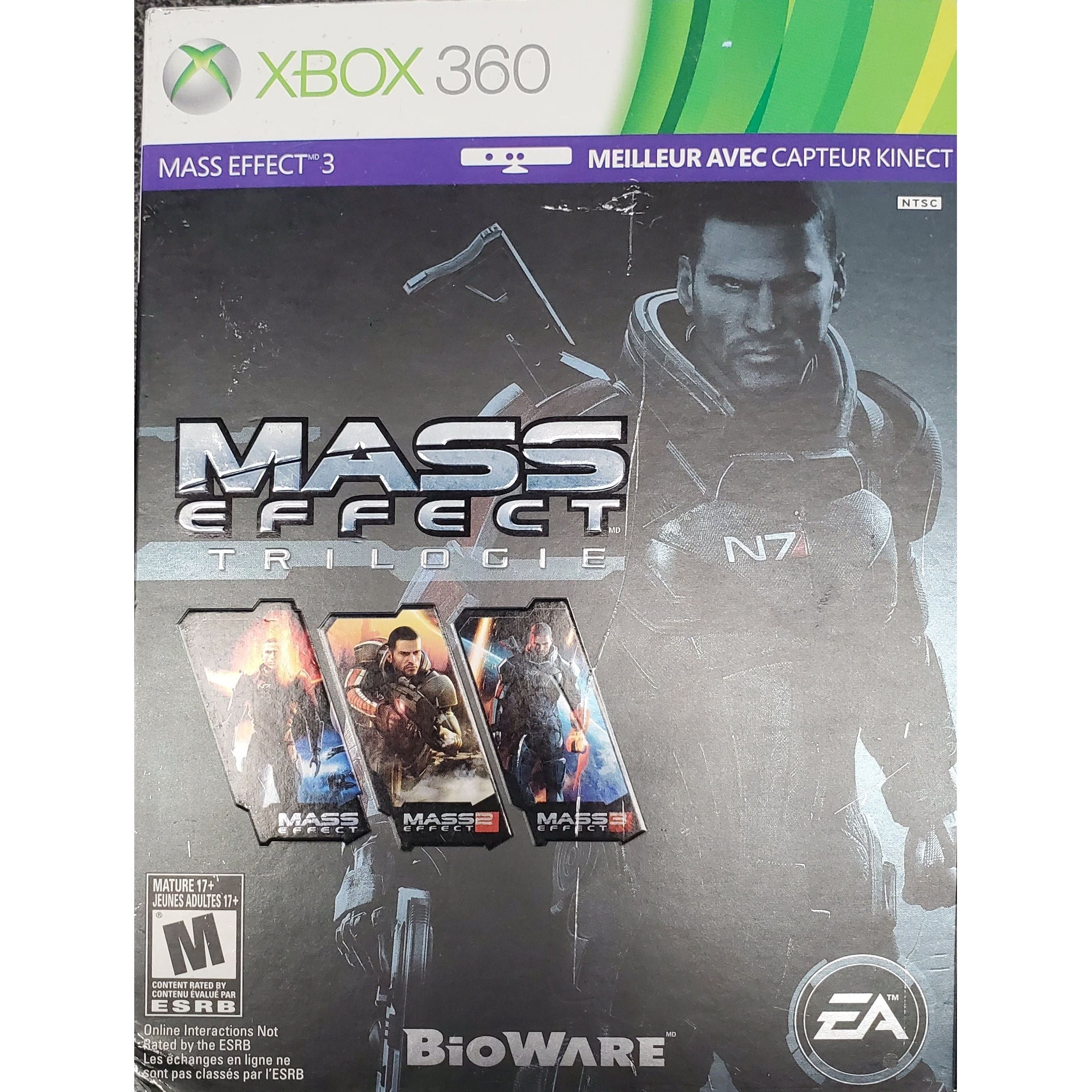 XBOX 360 - Mass Effect Trilogy (French Version)