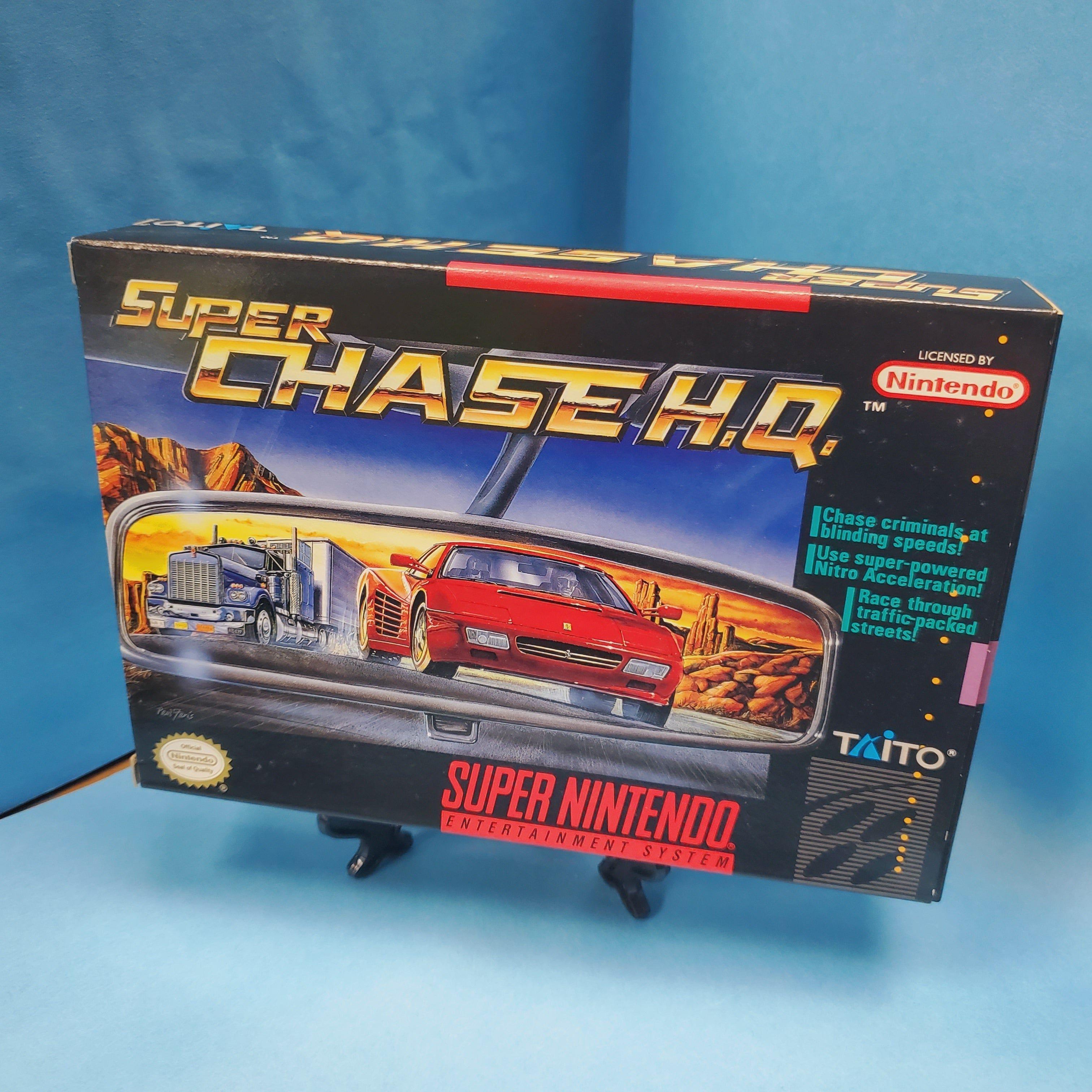 SNES - Super CHase H.Q. (Complete in Box / A+ / With Manual)