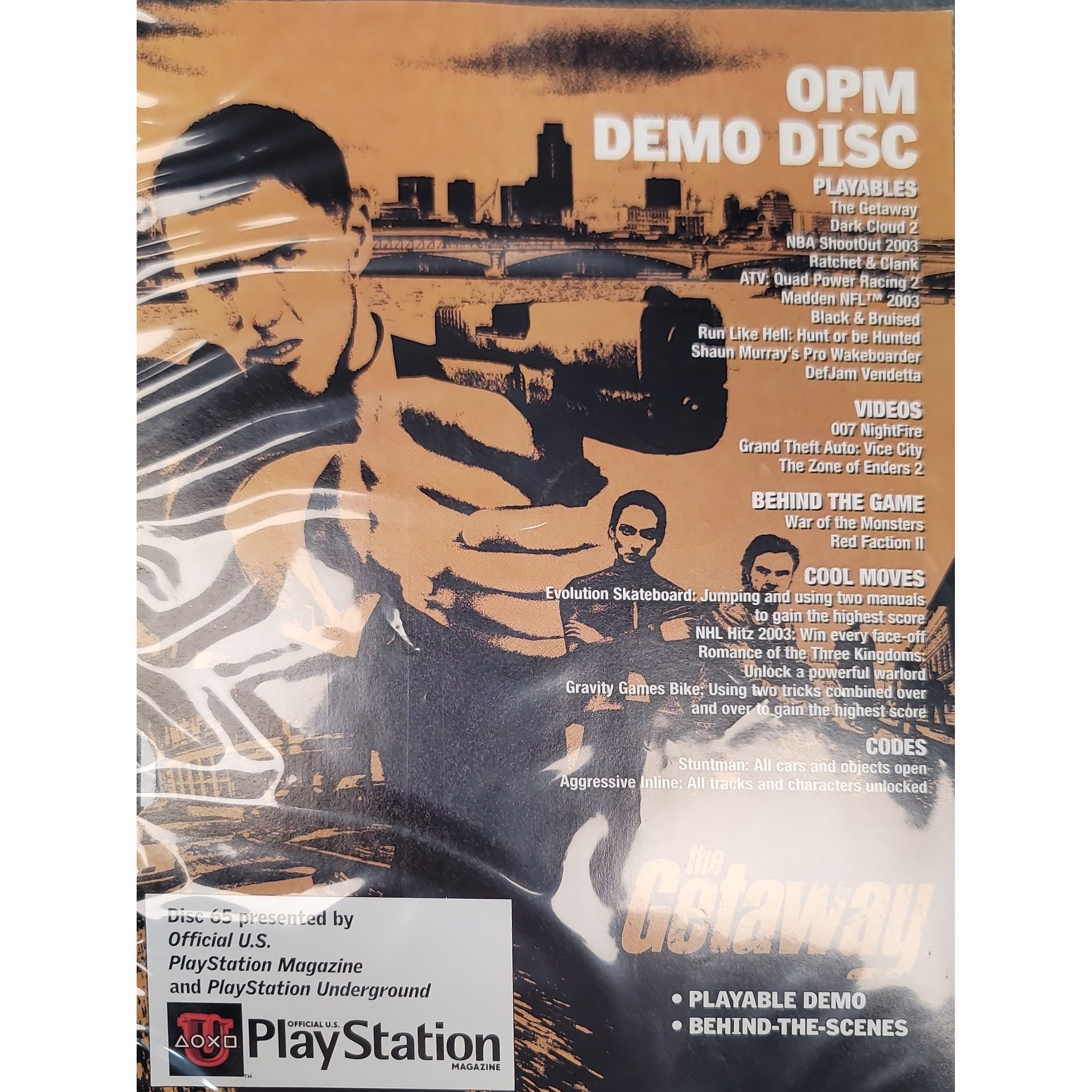 PS2 - Official PlayStation Magazine Issue 65 Demo with Sleeve