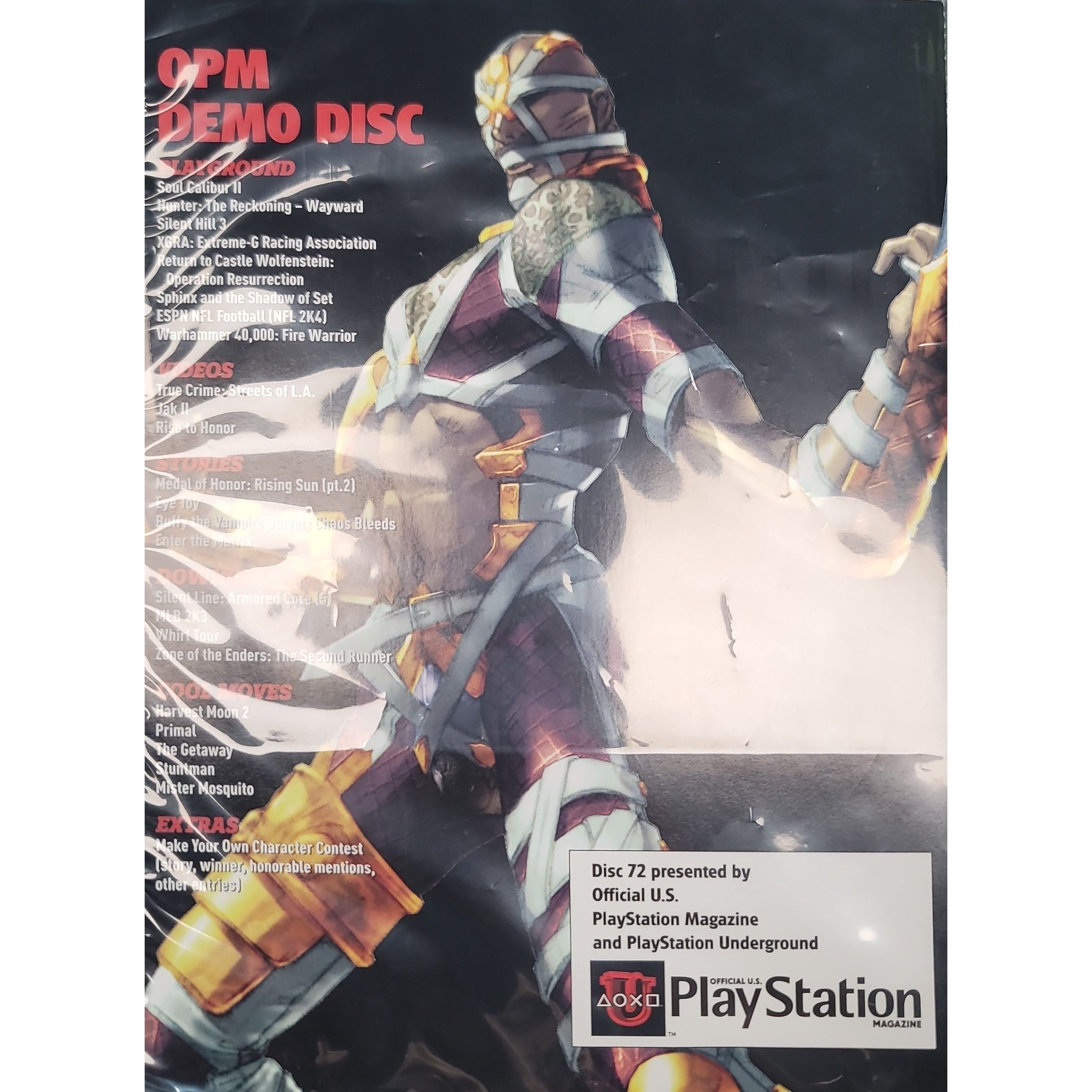 PS2 - Official PlayStation Magazine Issue 72 Demo with Sleeve