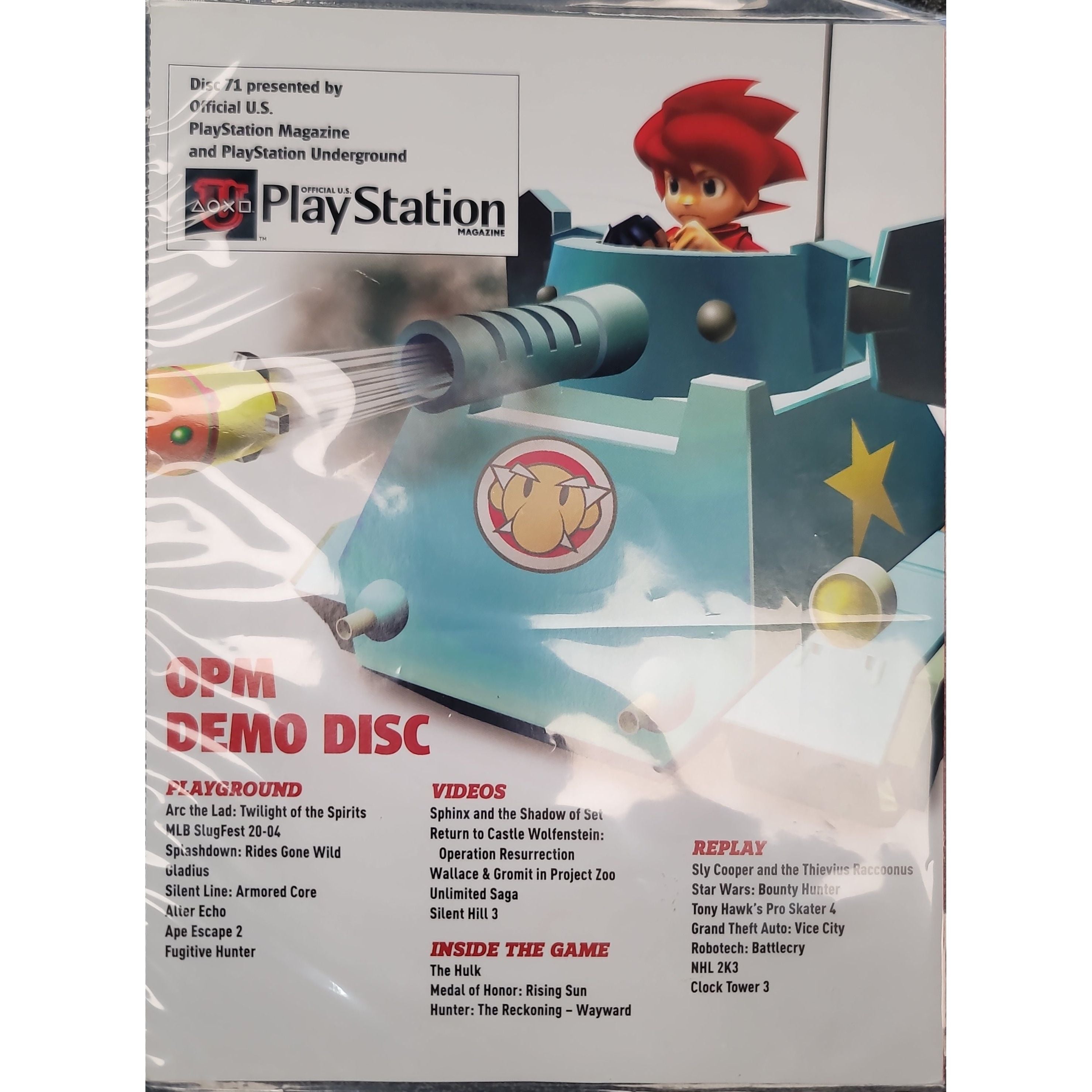 PS2 - Official PlayStation Magazine Issue 71 Demo with Sleeve