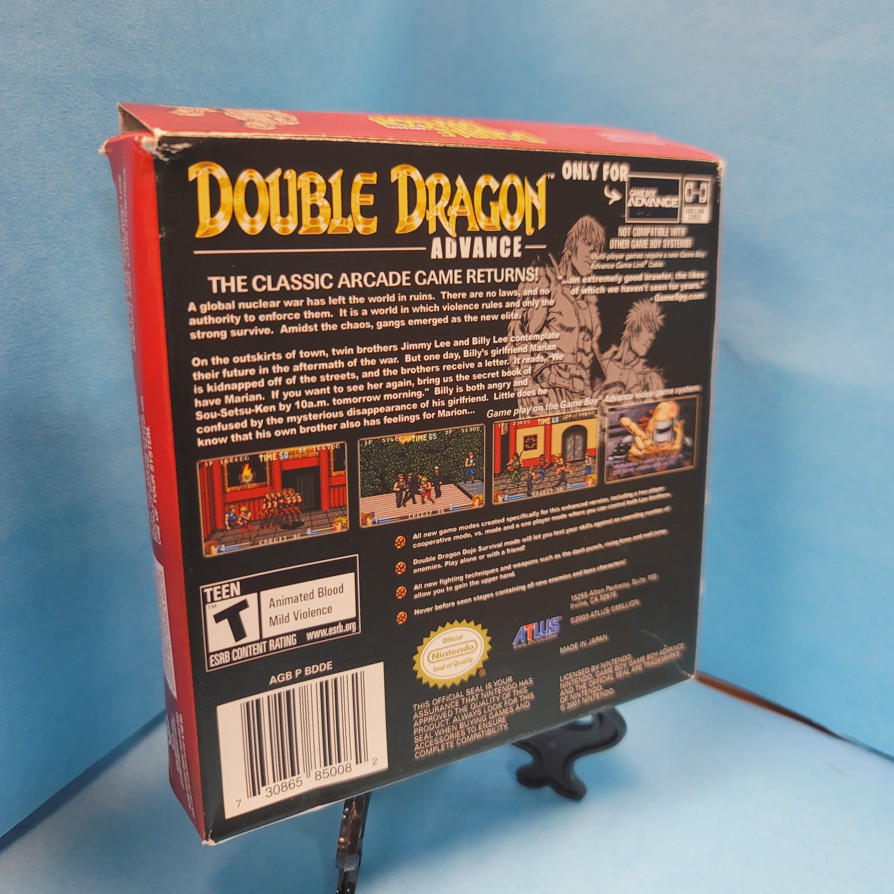 GBA - Double Dragon Advance (Complete in Box / B+ / With Manual)