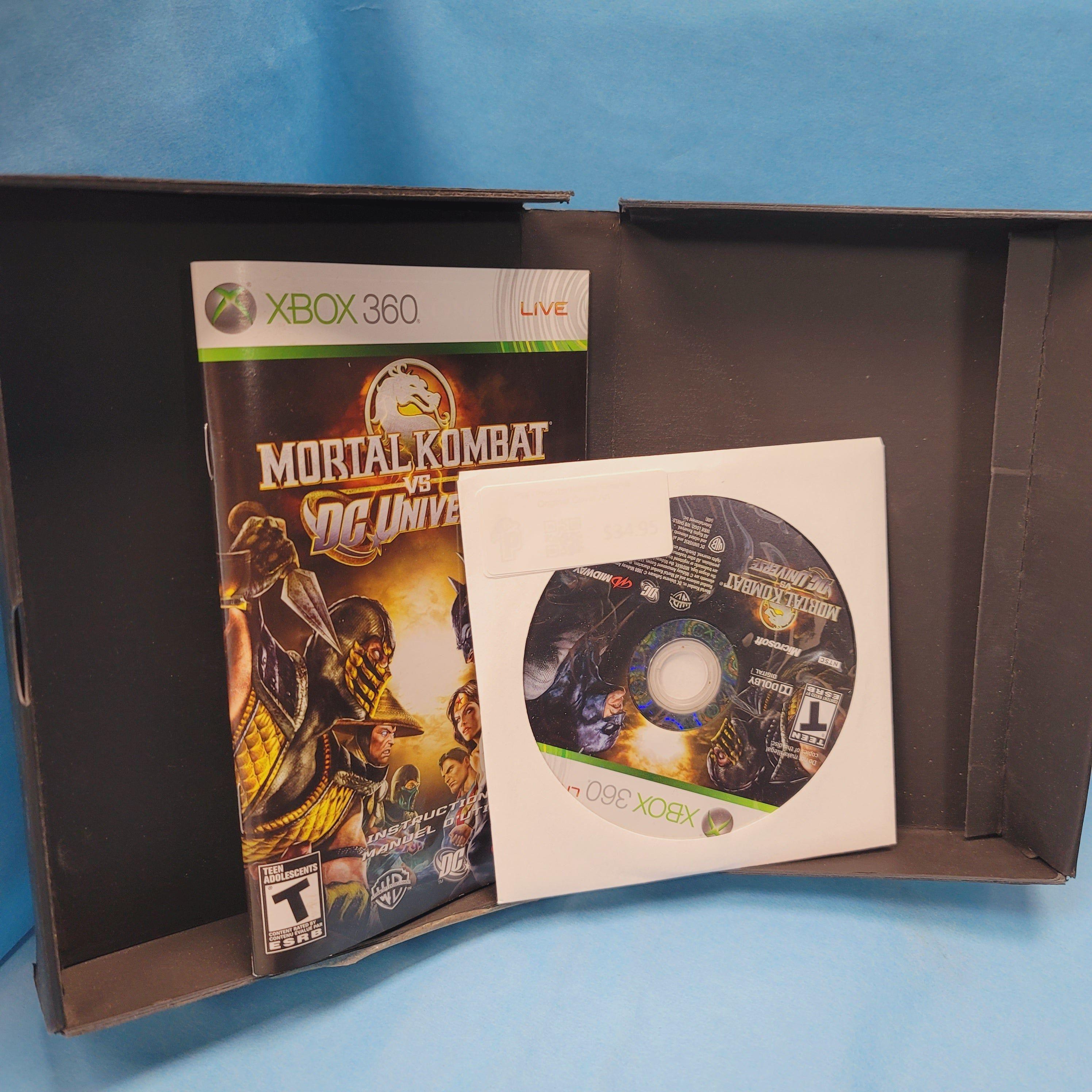 XBOX 360 - Mortal Kombat vs DC Universe Kollector's Edition (INCOMPLETE)