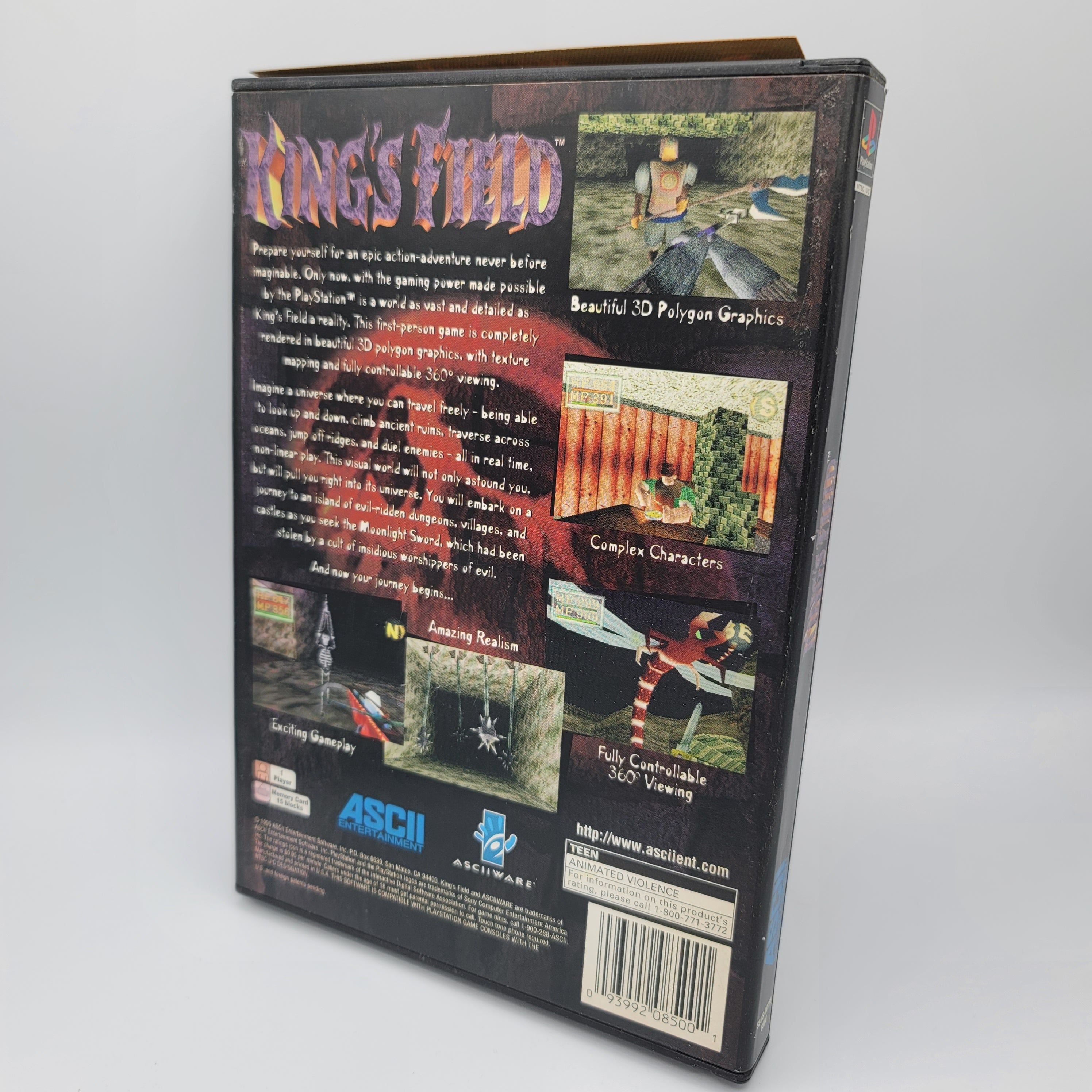 PS1 - King's Field (Long Box)