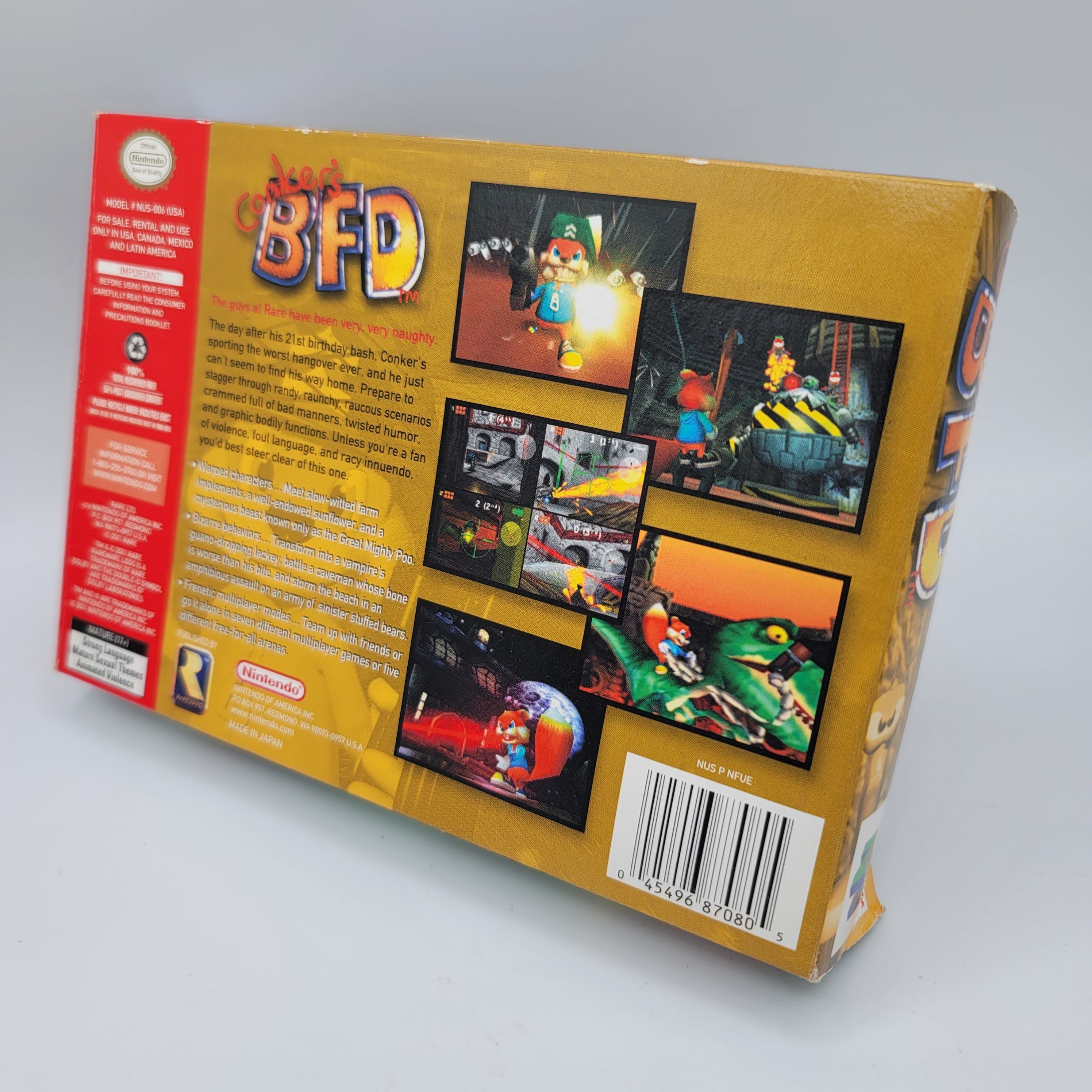 N64 - Conker's Bad Fur Day (Complete in Box / A / With Manual)