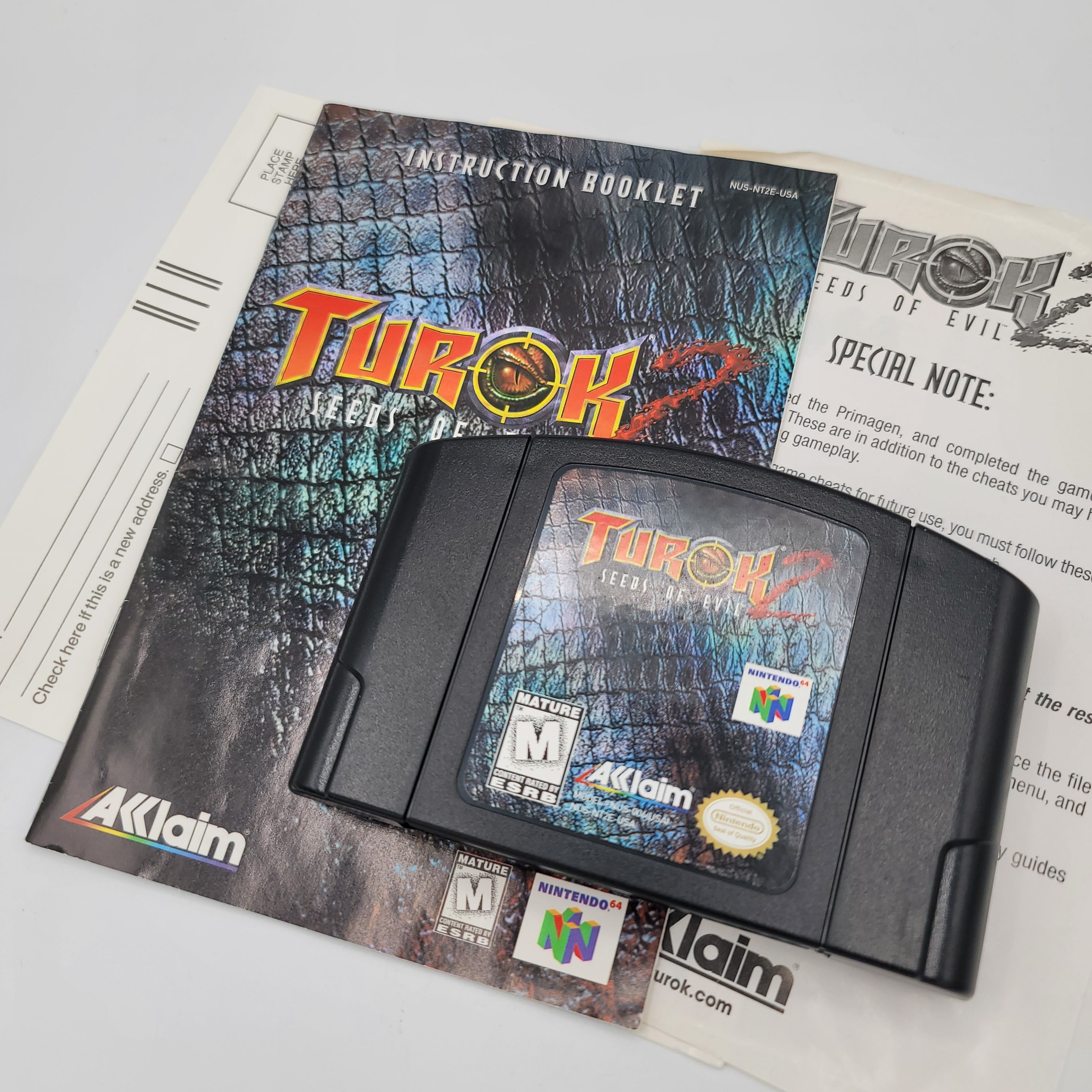 N64 - Turok 2 Seeds of Evil (Complete in Box / A / With Manual)