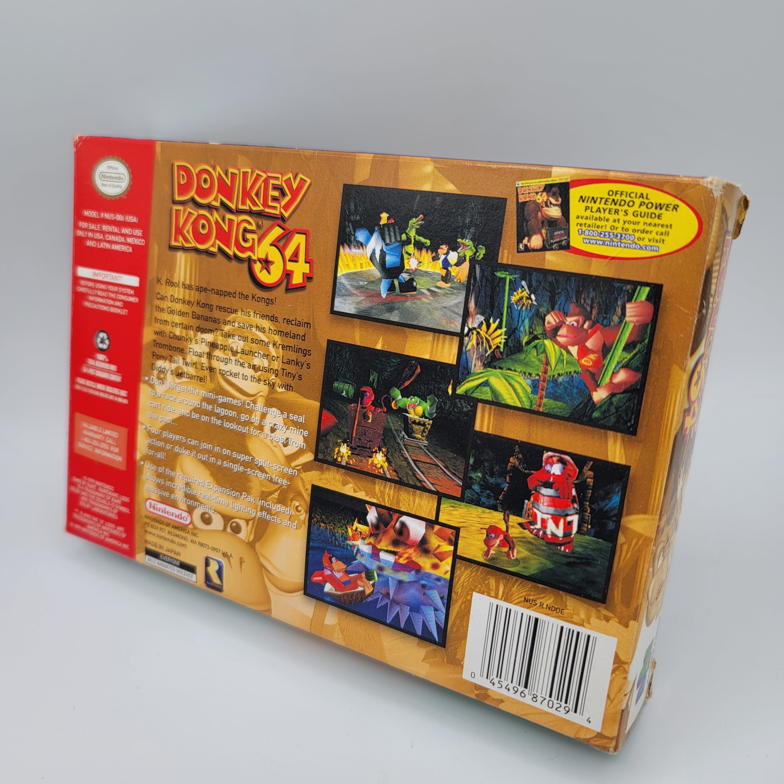 N64 - Donkey Kong 64 (Complete in Box / A- / With Manual)