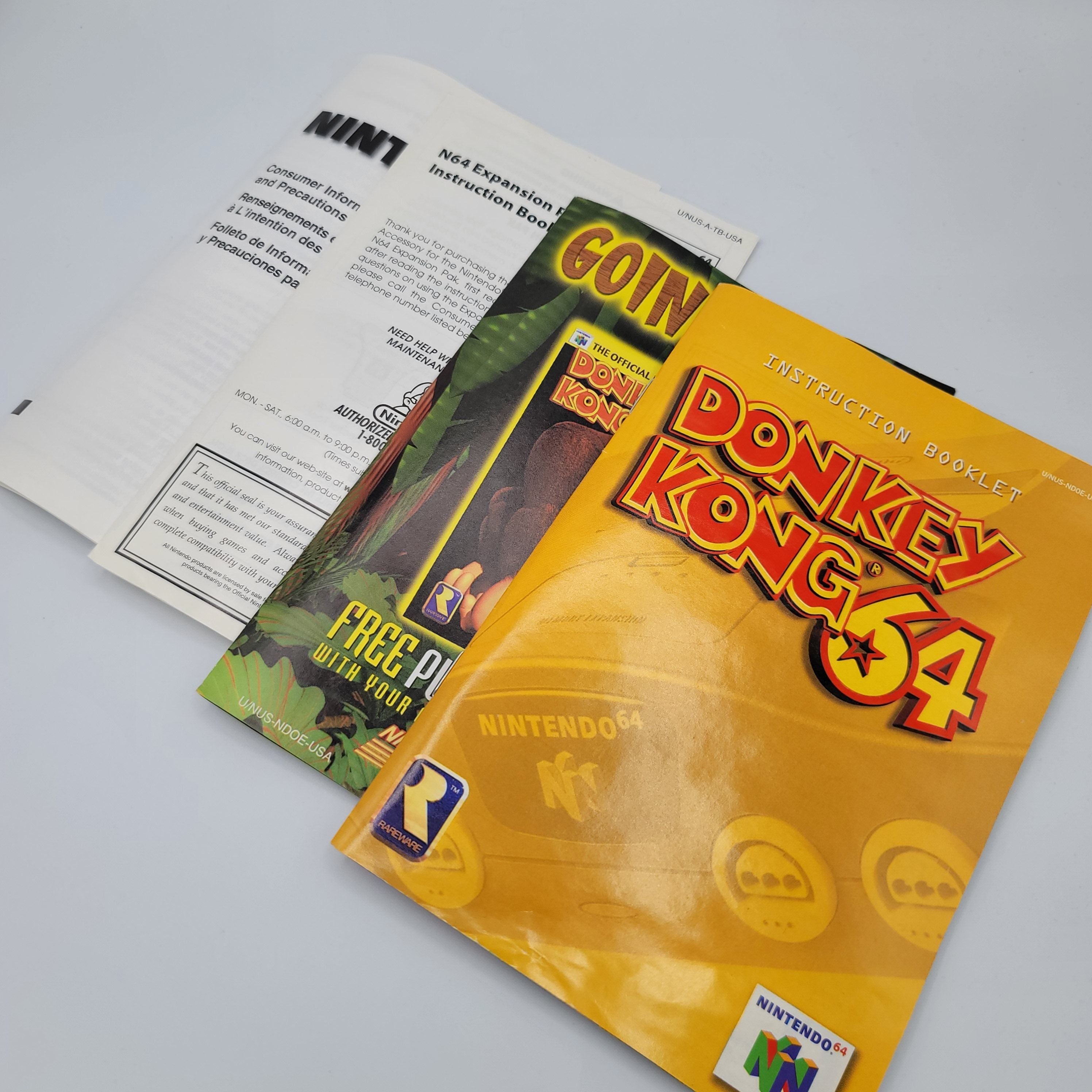 N64 - Donkey Kong 64 (Complete in Box / A- / With Manual)