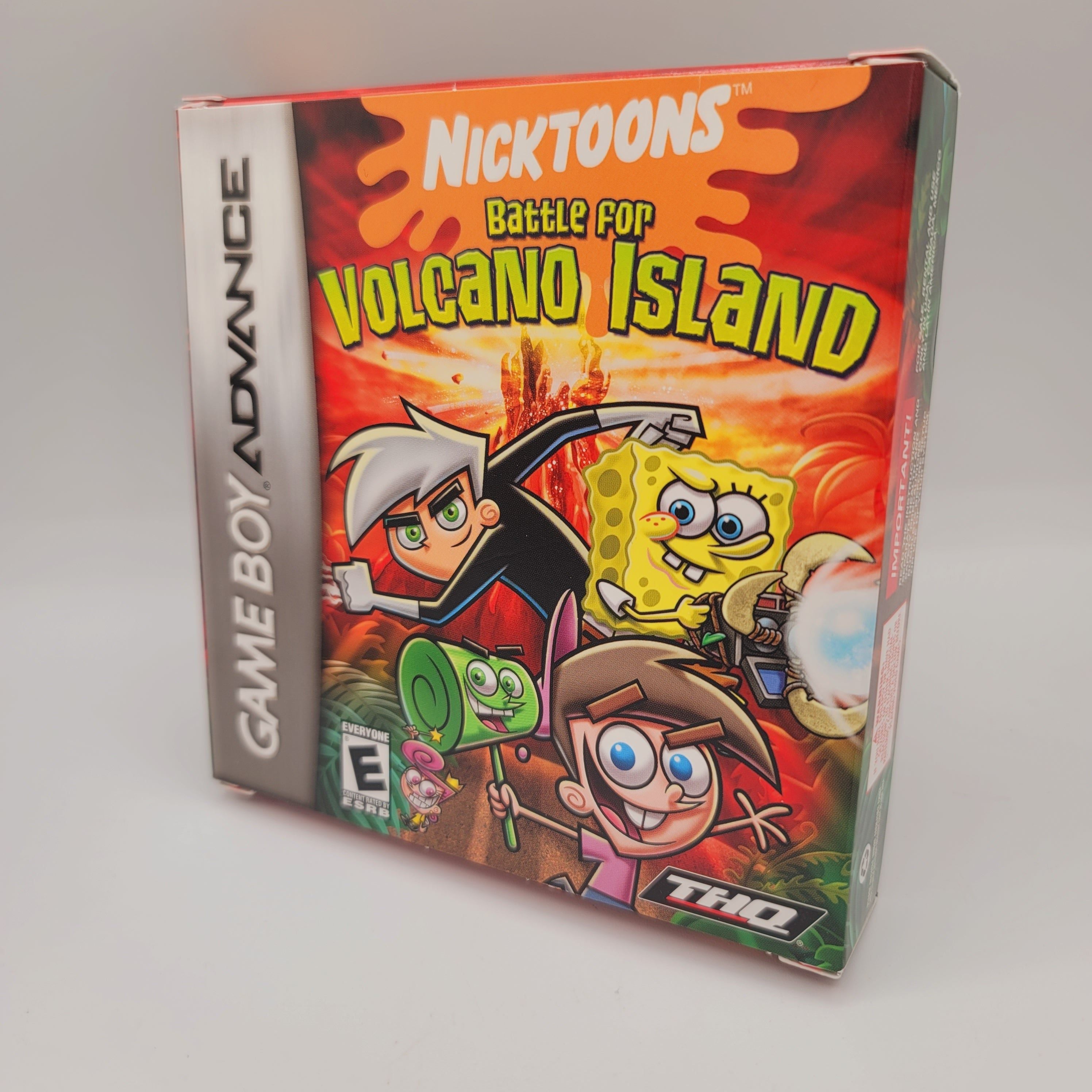 GBA - Nicktoons Battle for Volcano Island (Complete in Box / A+ / With Manual)