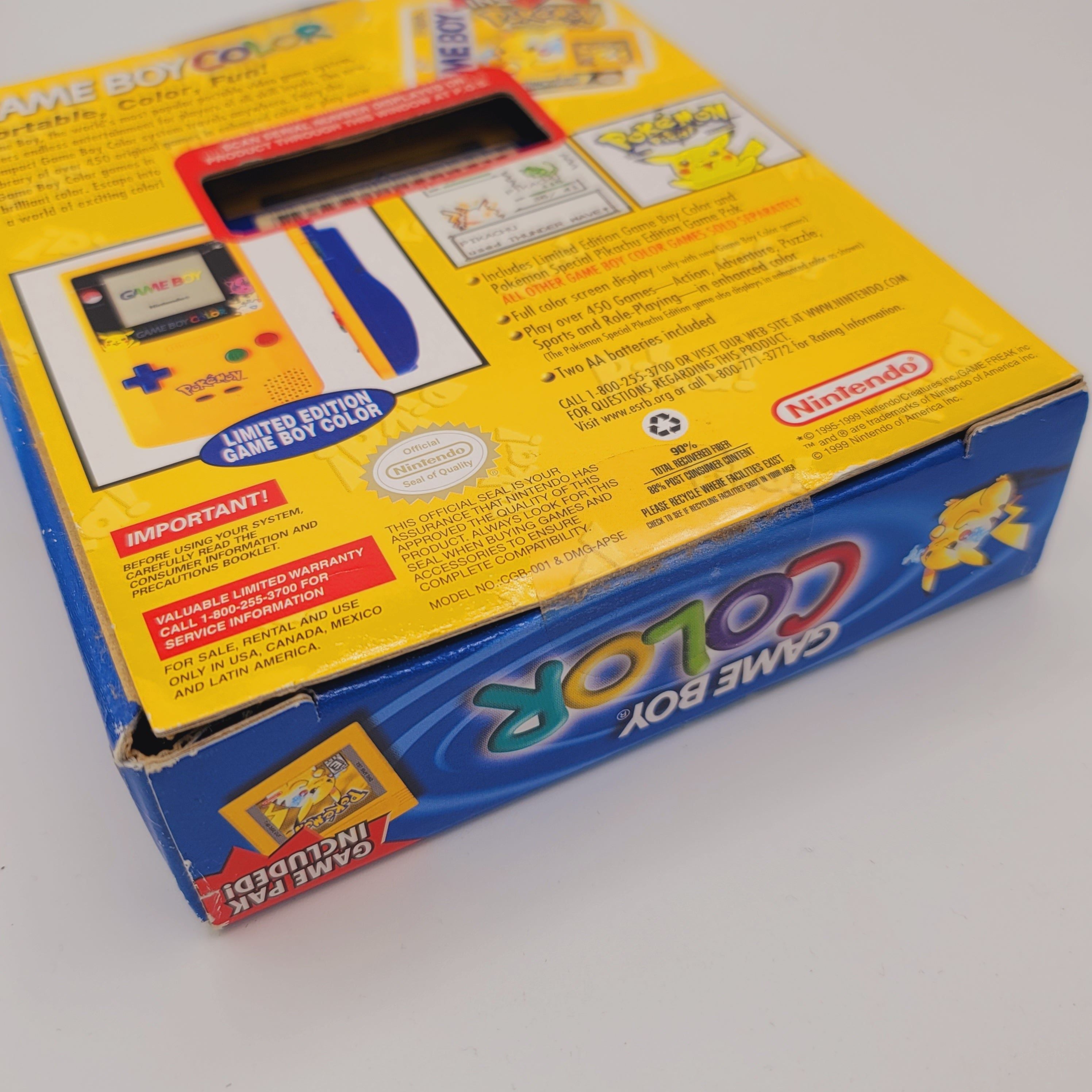 Game Boy Color Pokemon Special Edition (CIB) (Grade A-) (avec manuel)