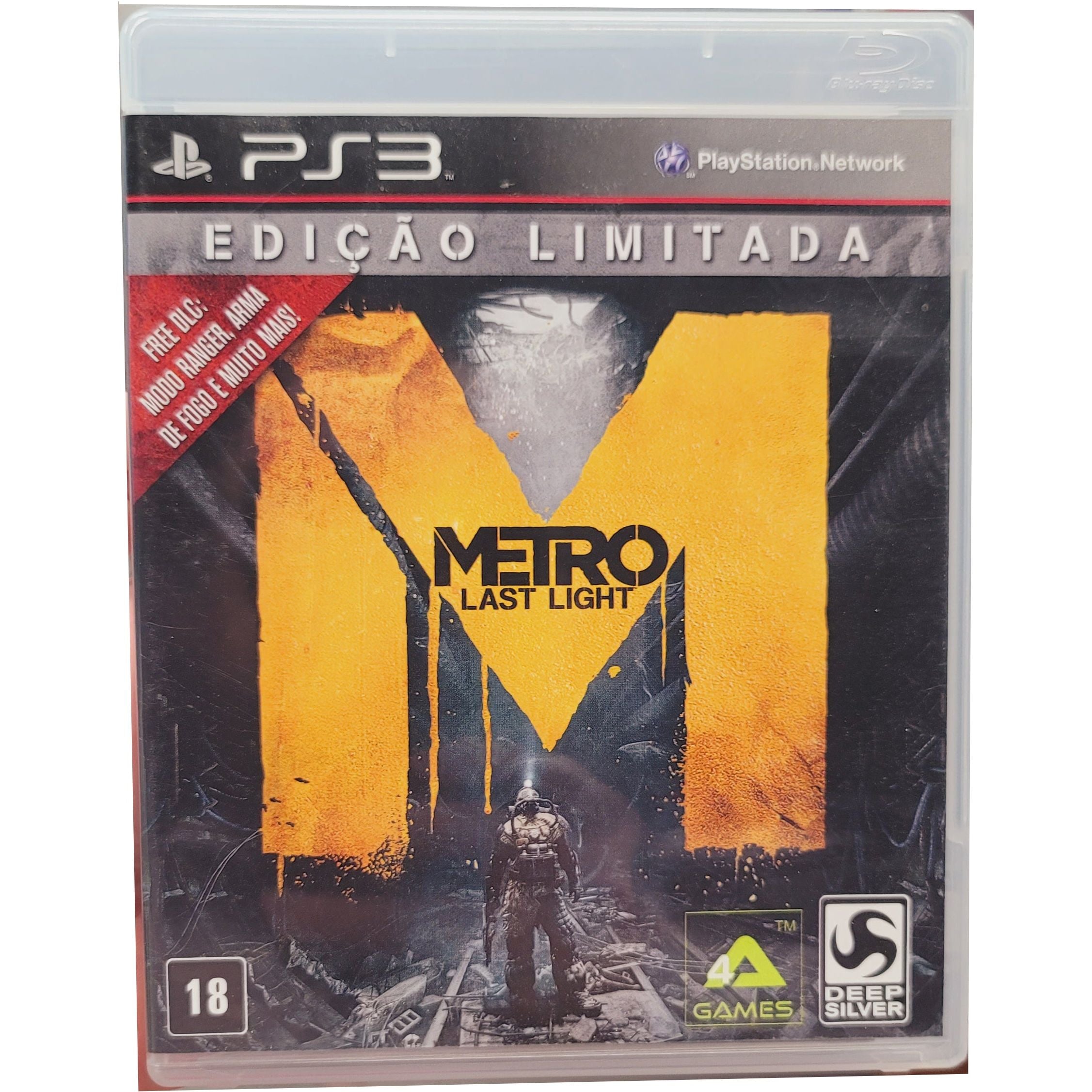 PS3 - Metro Last Light (couverture espagnole. Options linguistiques internationales) 