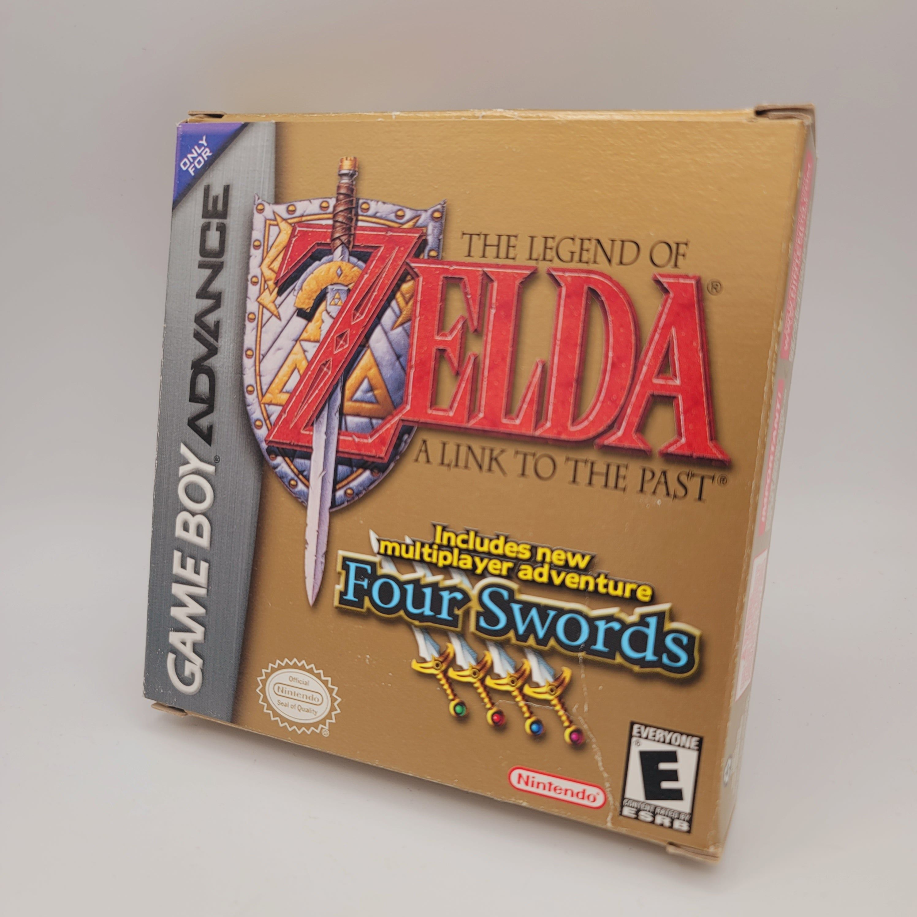 GBA - The Legend of Zelda A Link to the Past Four Swords (Complete in Box / A- / With Manual)