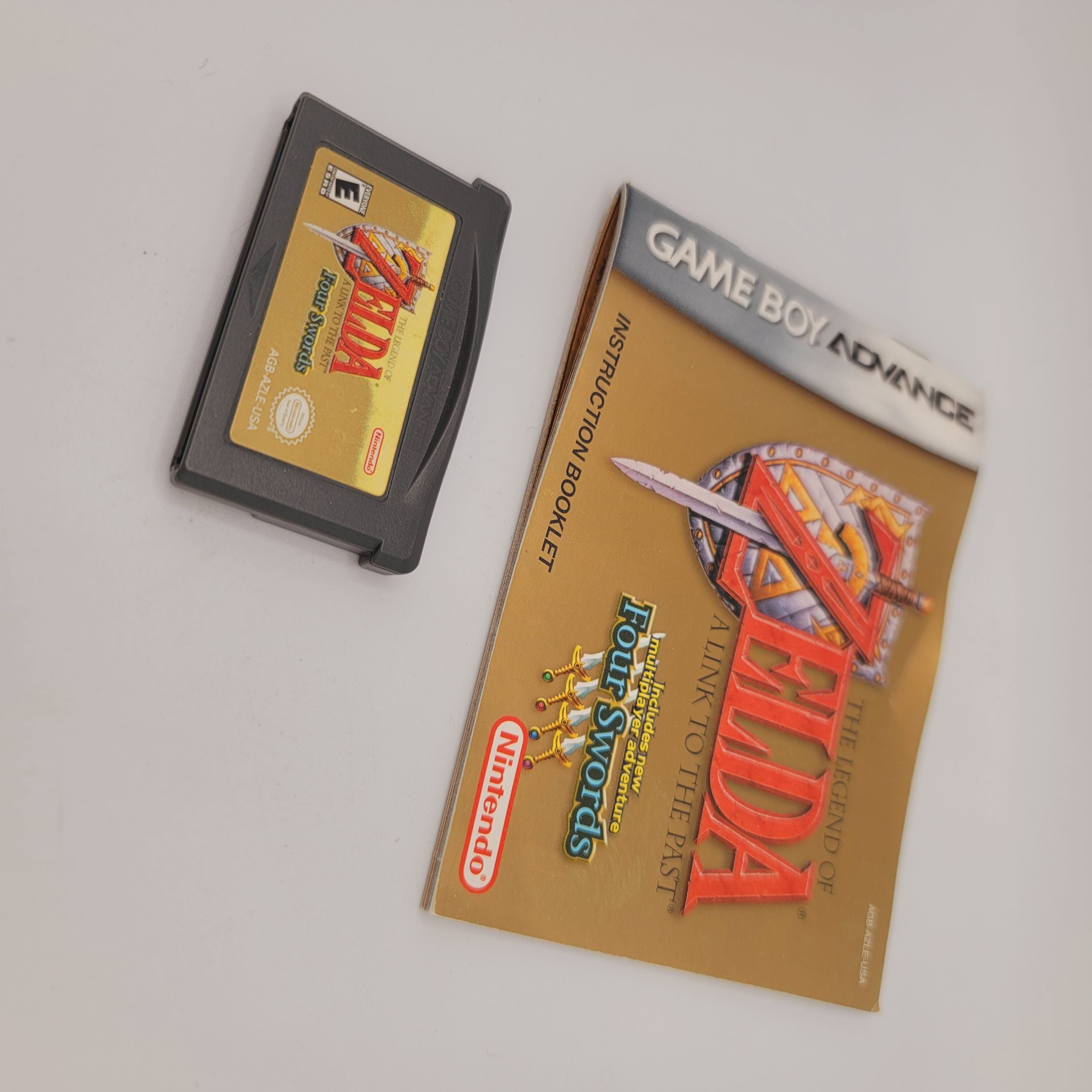 GBA - The Legend of Zelda A Link to the Past Four Swords (Complete in Box / A- / With Manual)