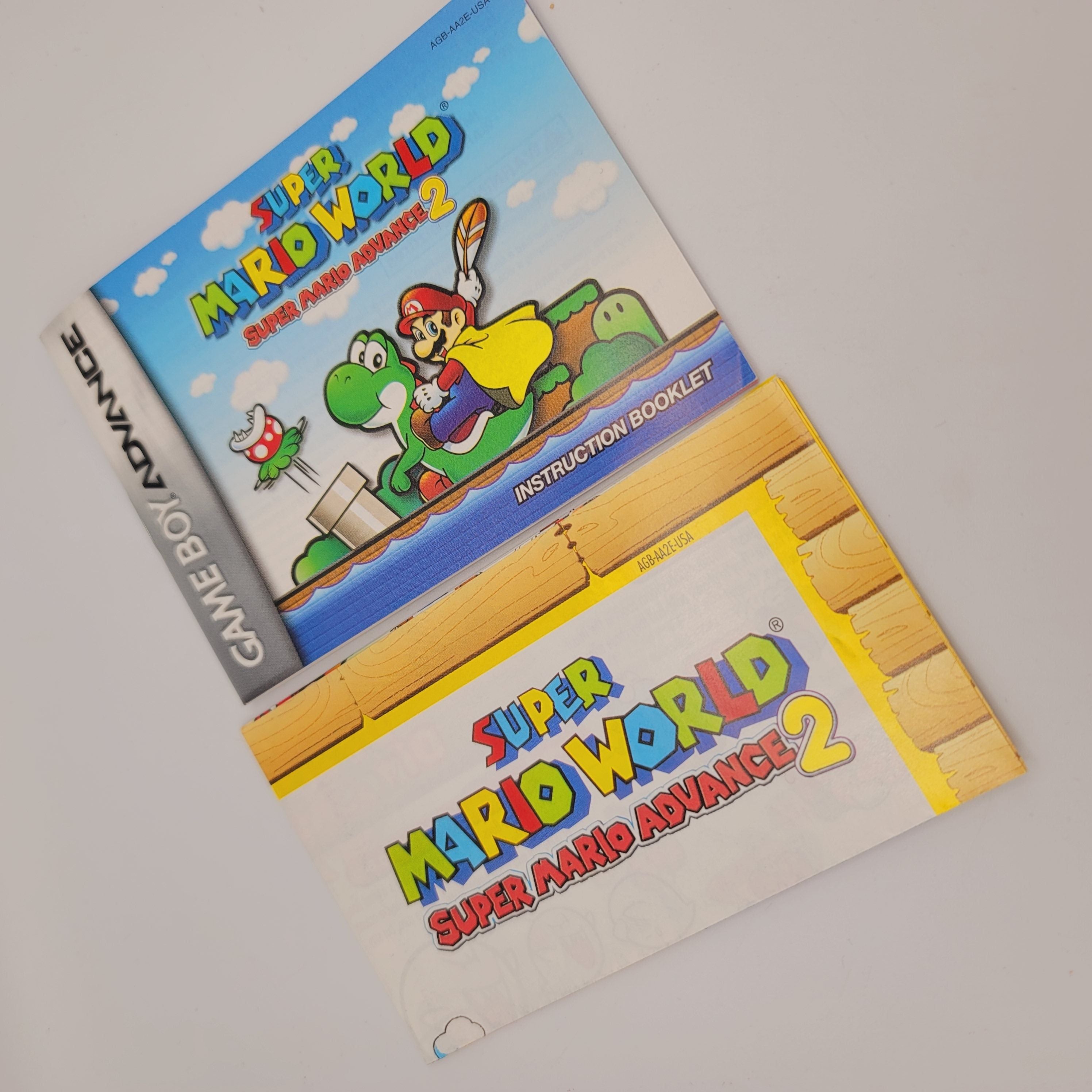 GBA - Super Mario Advance 2 Super Mario World (Complet en Boite / A- / Avec Manuel)