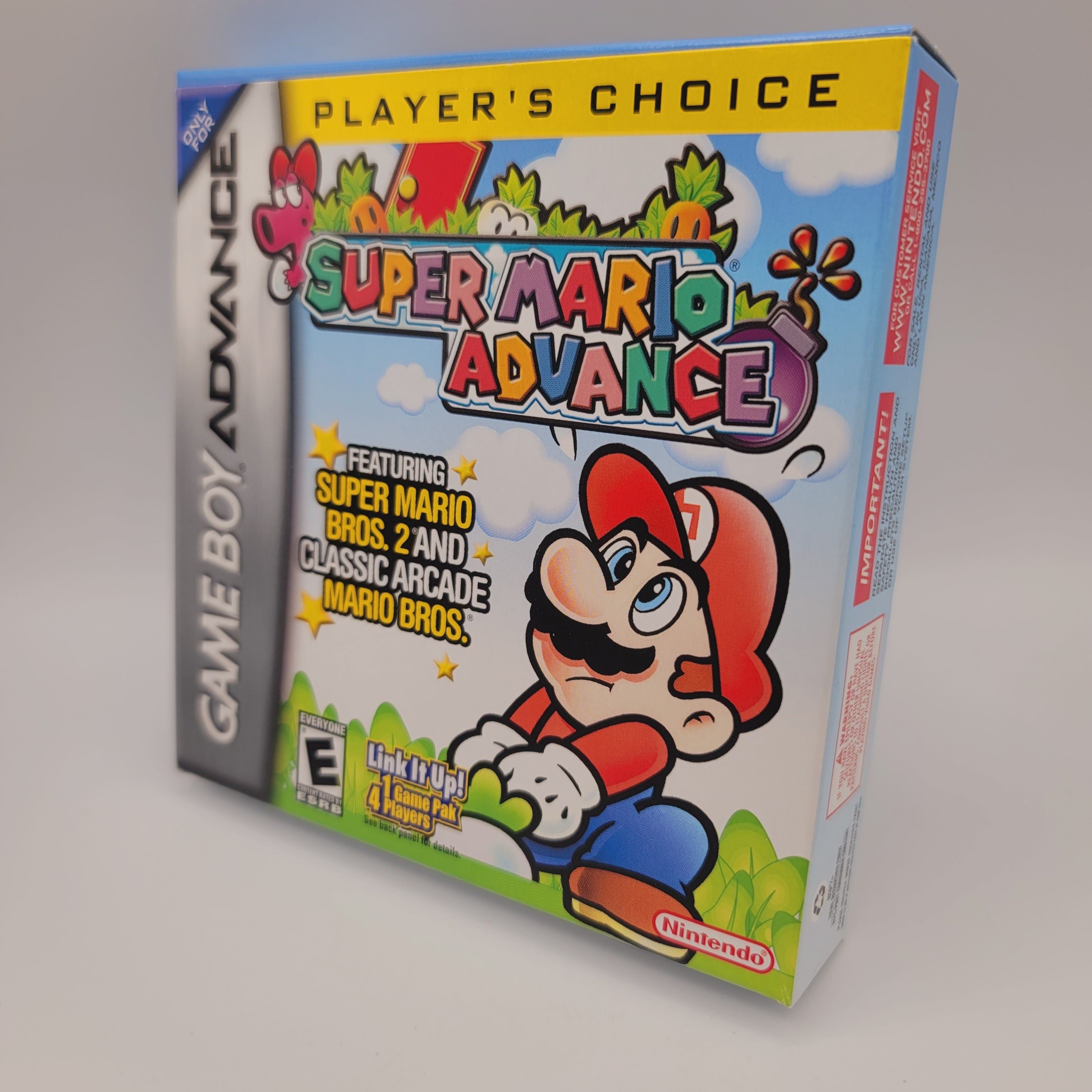 GBA - Super Mario Advance (Complete in Box / Player's Choice / A+ / With Manual)