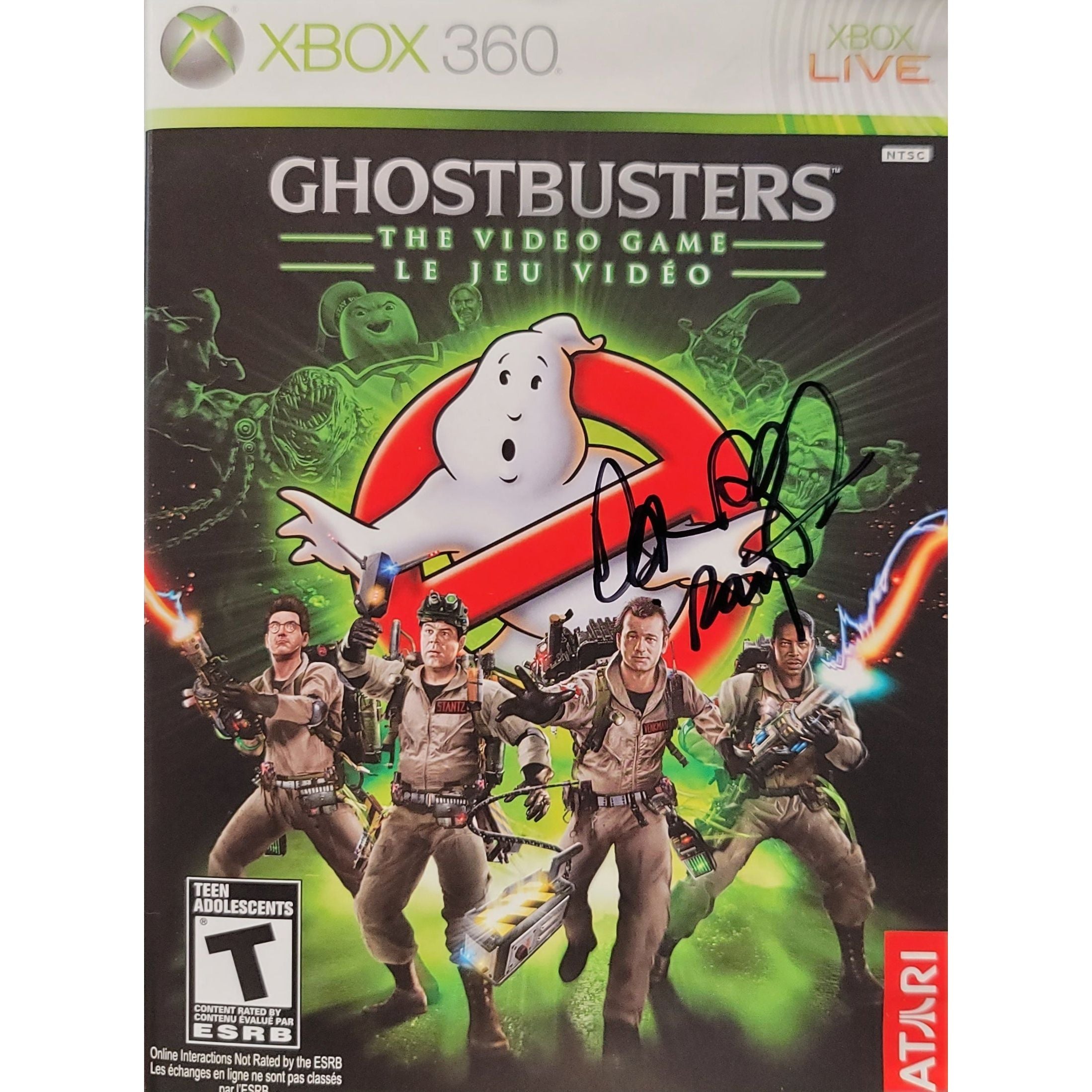 XBOX 360 - Ghostbusters The Video Game Signed by Dan Aykroyd