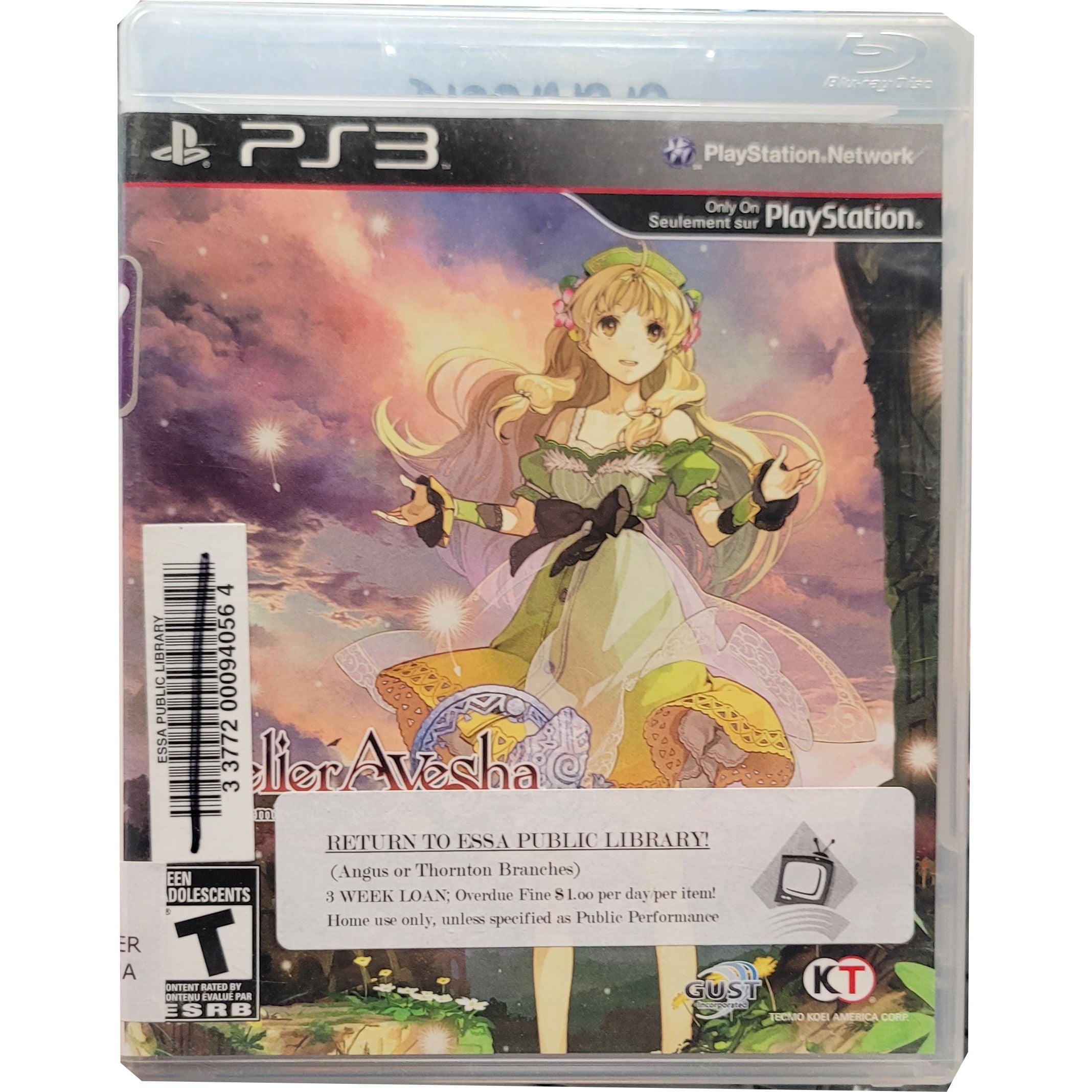 PS3 - Atelier Ayesha The Alchemist of Dusk (Damaged Cover)