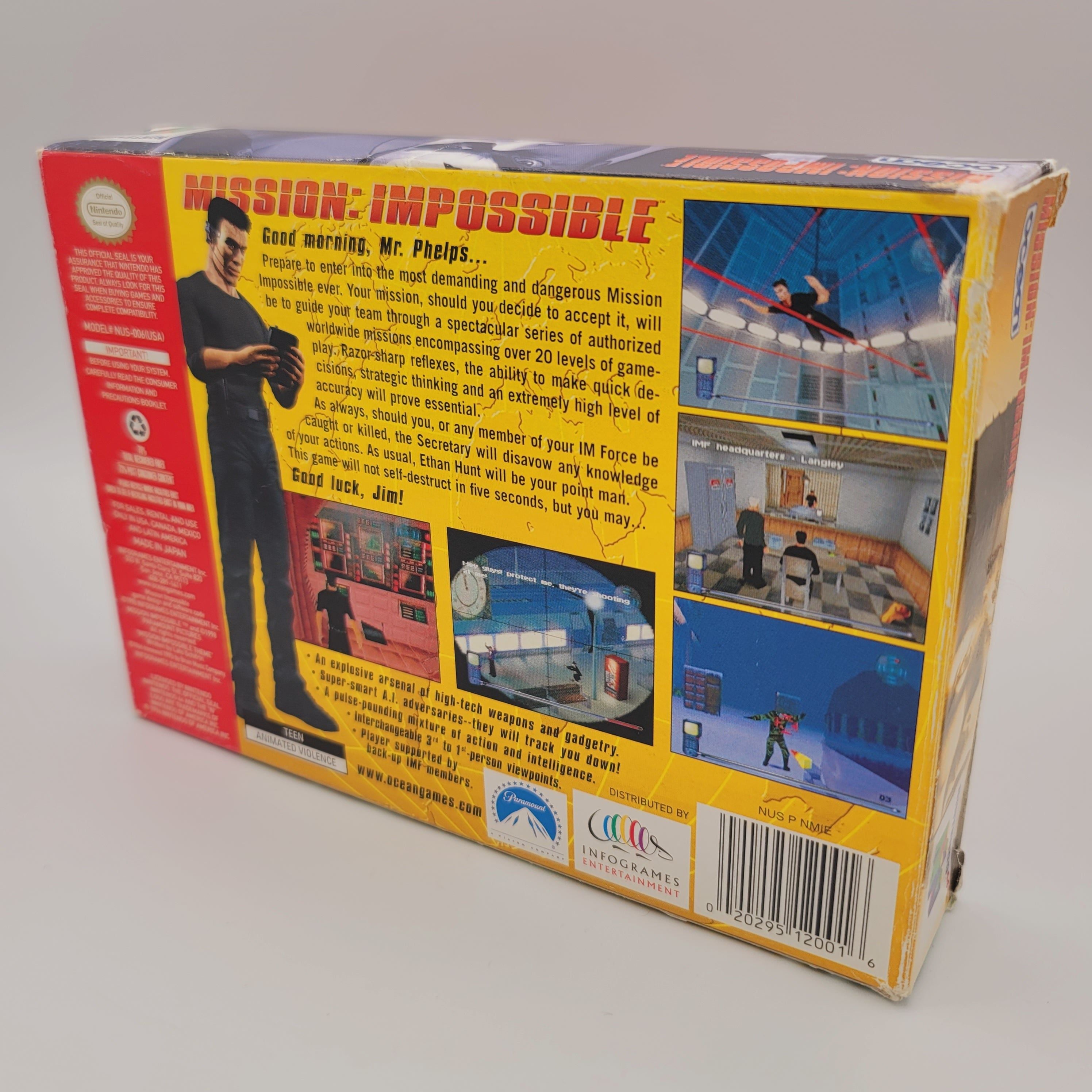 N64 - Mission Impossible (Complete in Box / A- / No Manual)