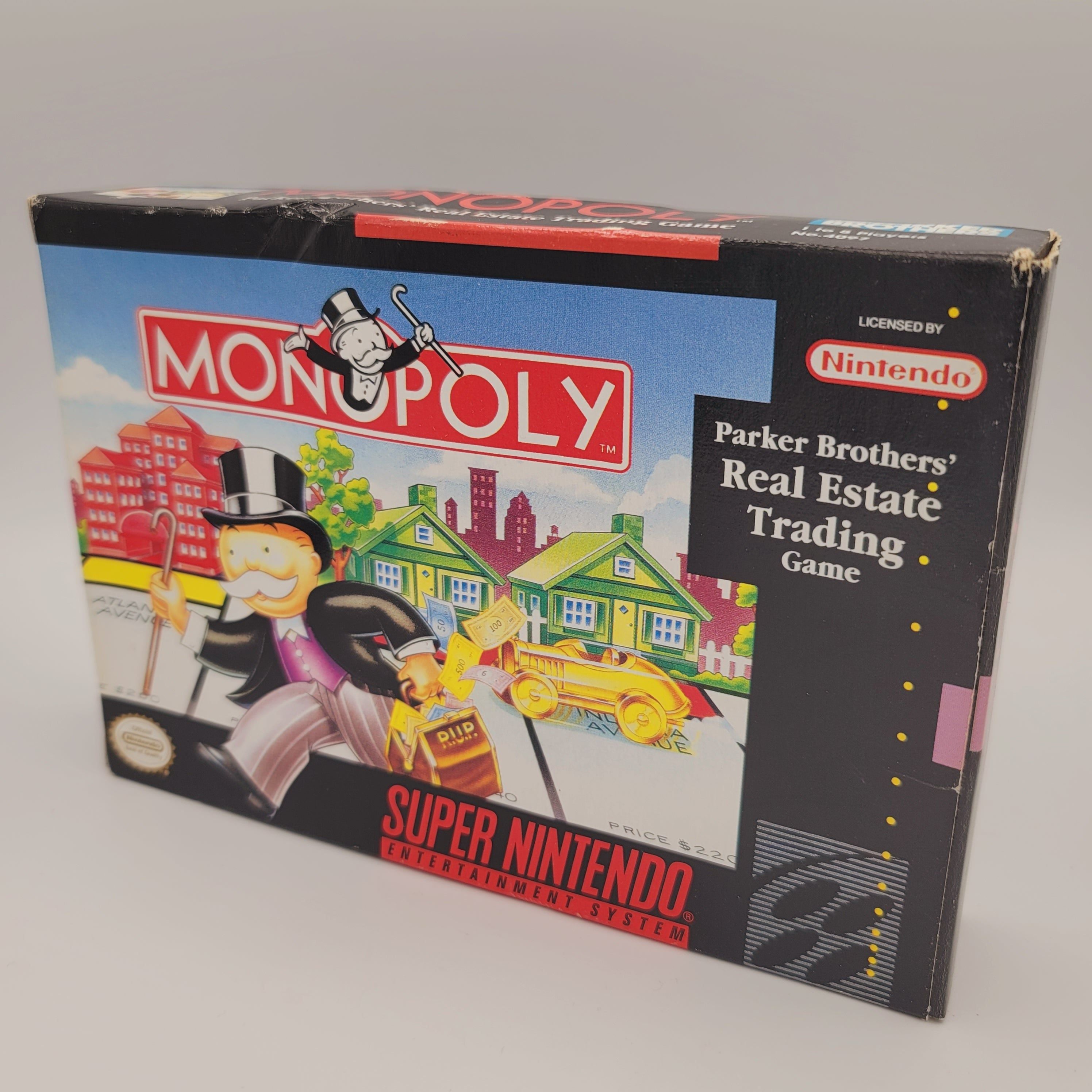 SNES - Monopoly (Complete in Box / B+ / With Manual)