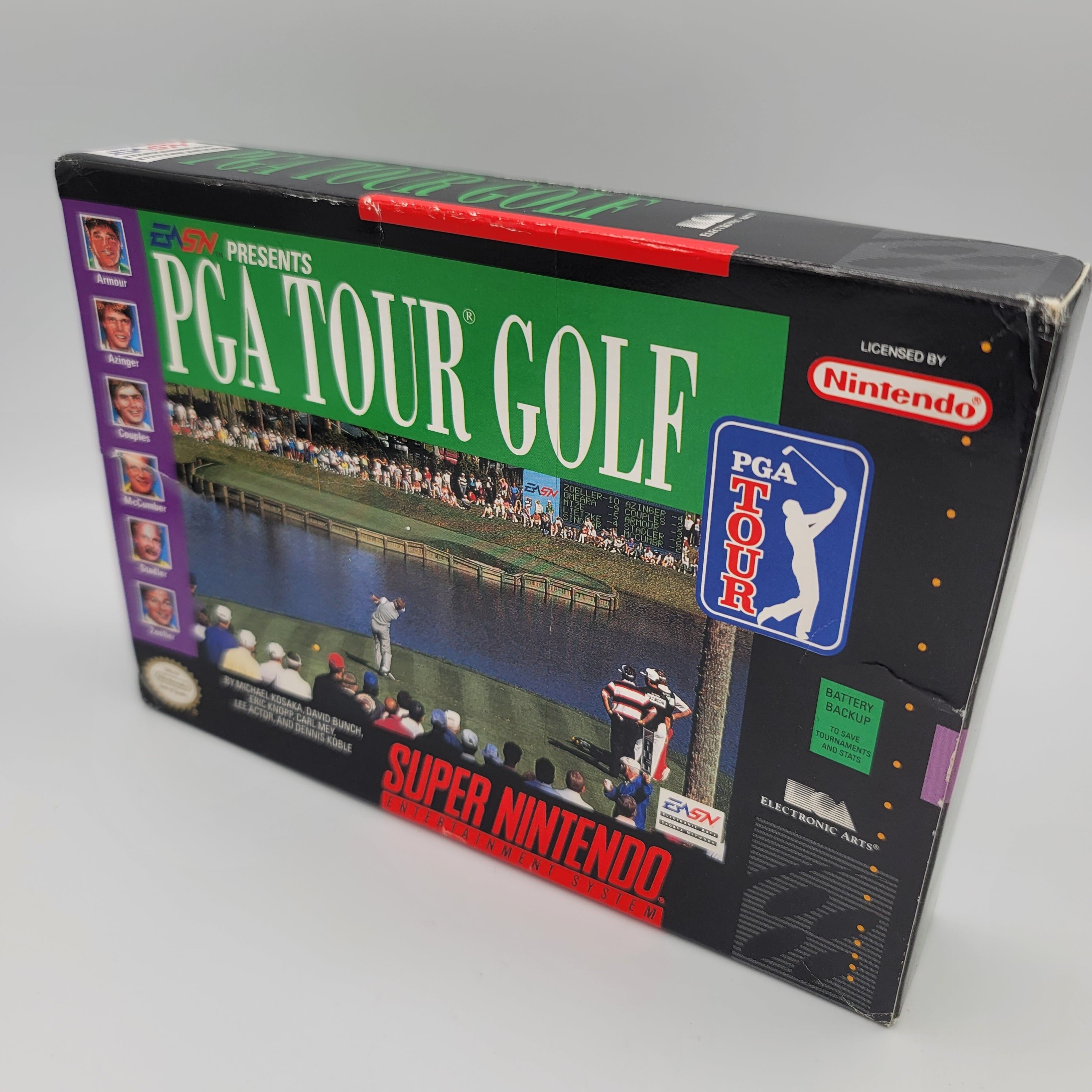 SNES - PGA Tour Golf (Complete in Box / B+ / With Manual)