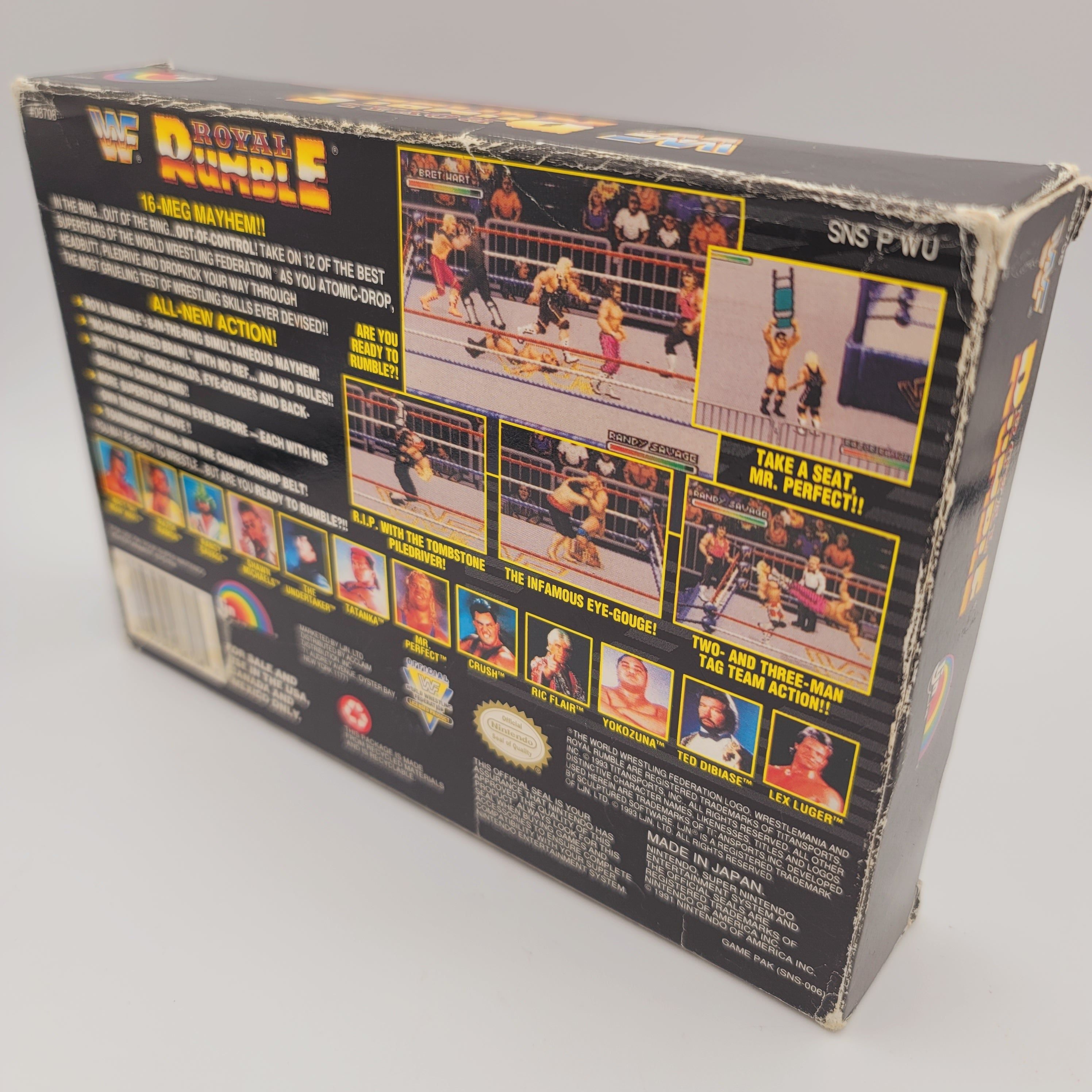 SNES - WWF Royal Rumble (Complete in Box / B / With Manual)