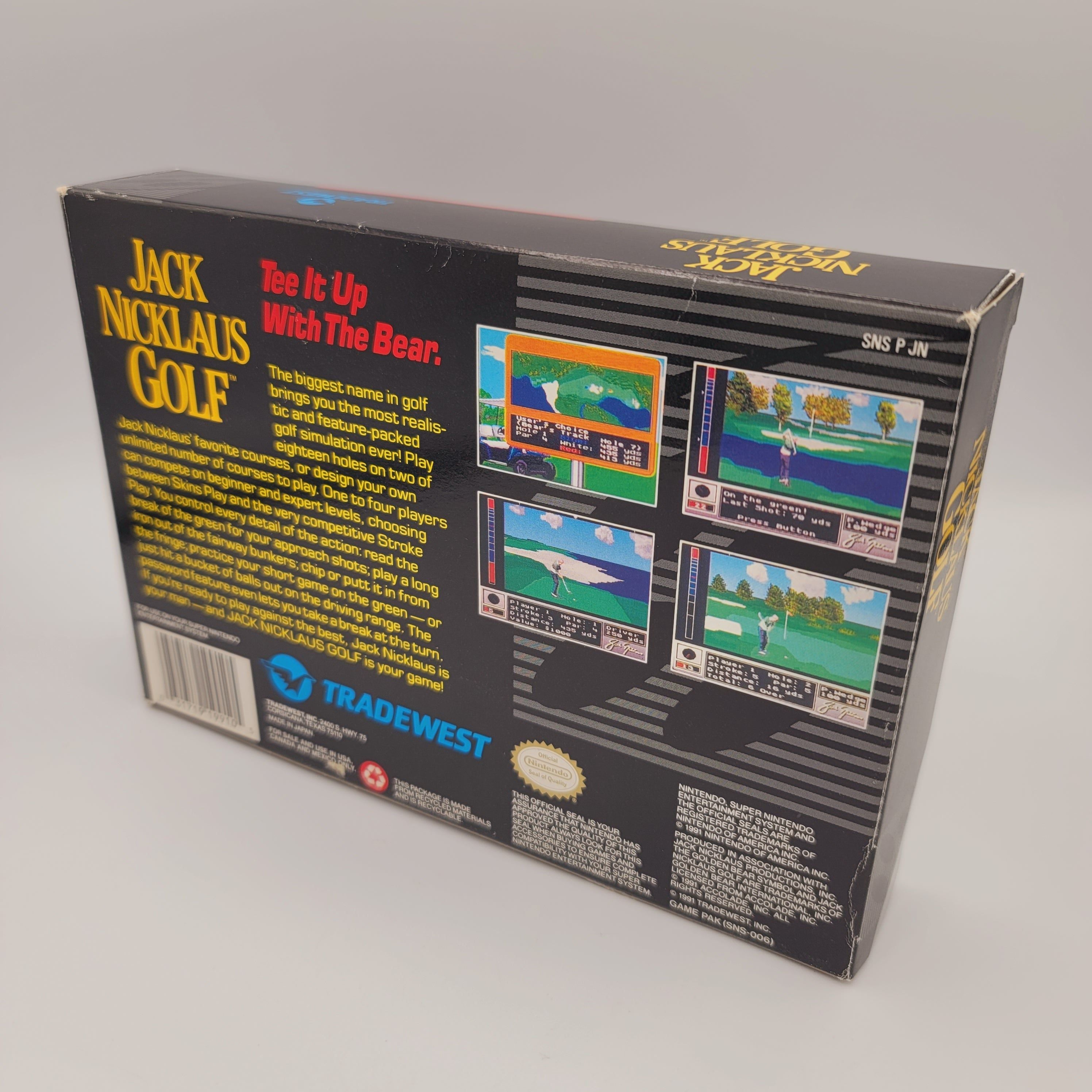 SNES - Jack Nicklaus Golf (Complete in Box / A / With Manual)