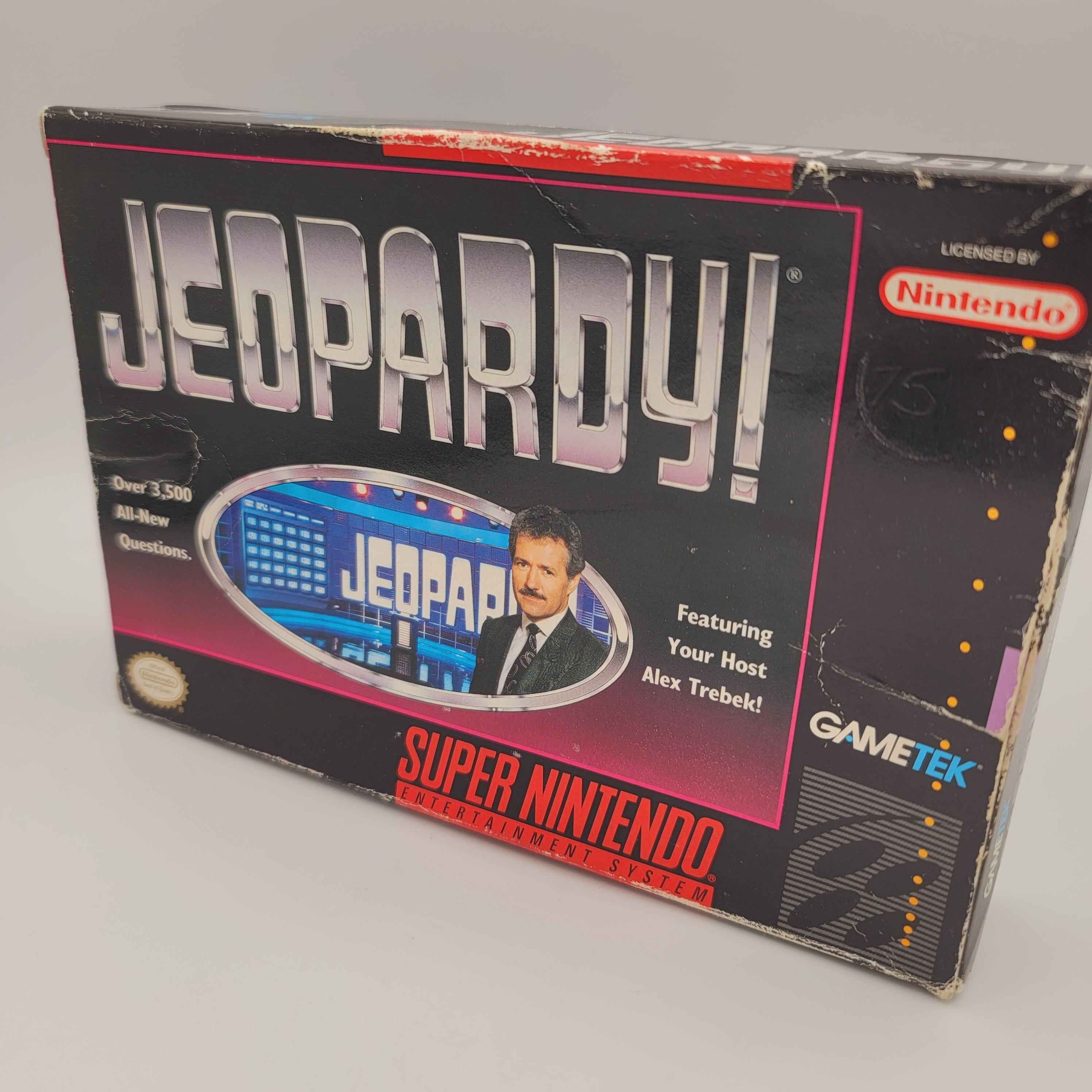 SNES - Jeopardy (Complete in Box / B- / With Manual)