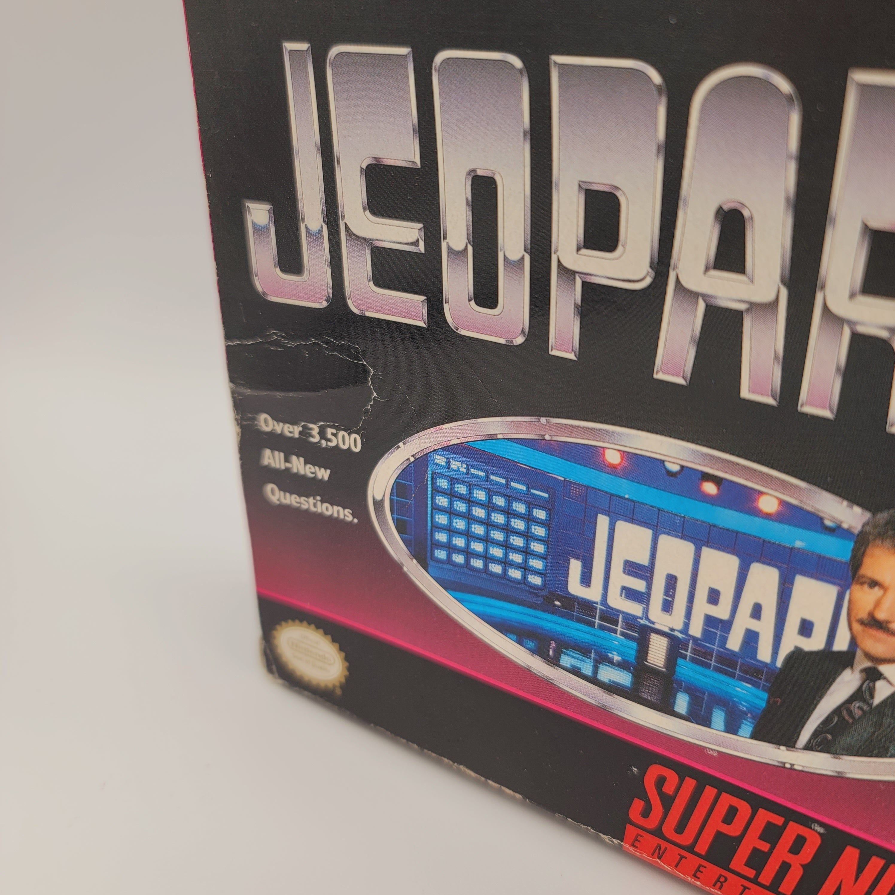 SNES - Jeopardy (Complete in Box / B- / With Manual)