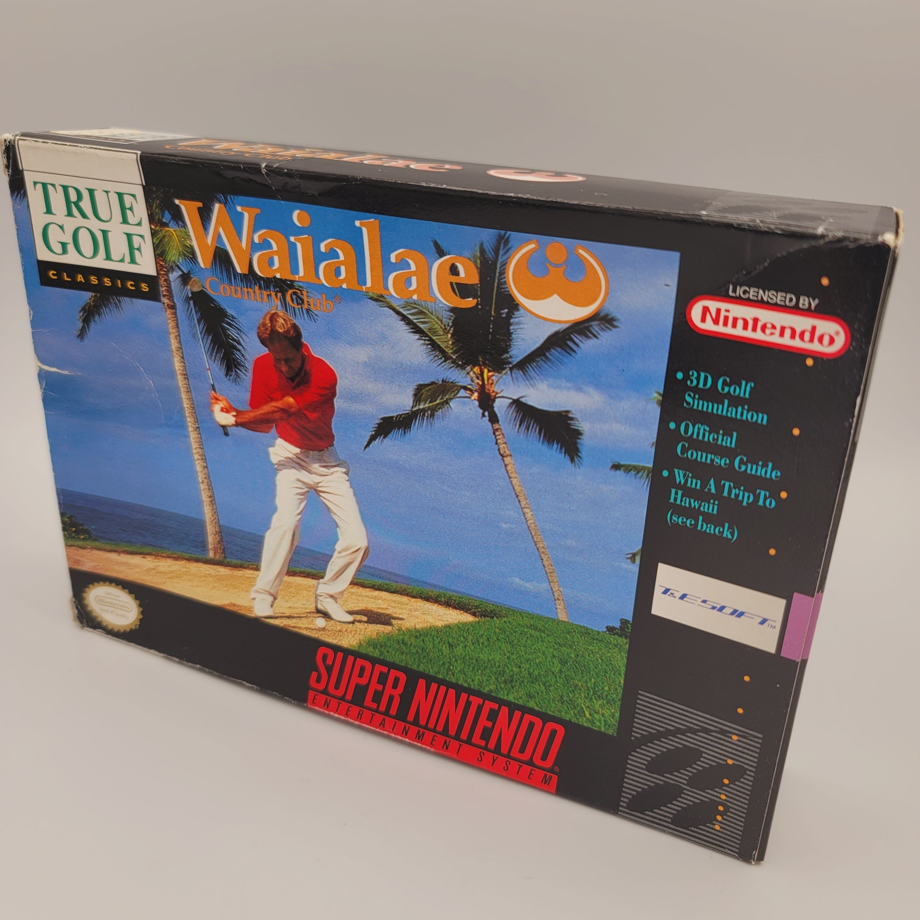 SNES - Waialae Country Club (Complete in Box / B / With Manual)