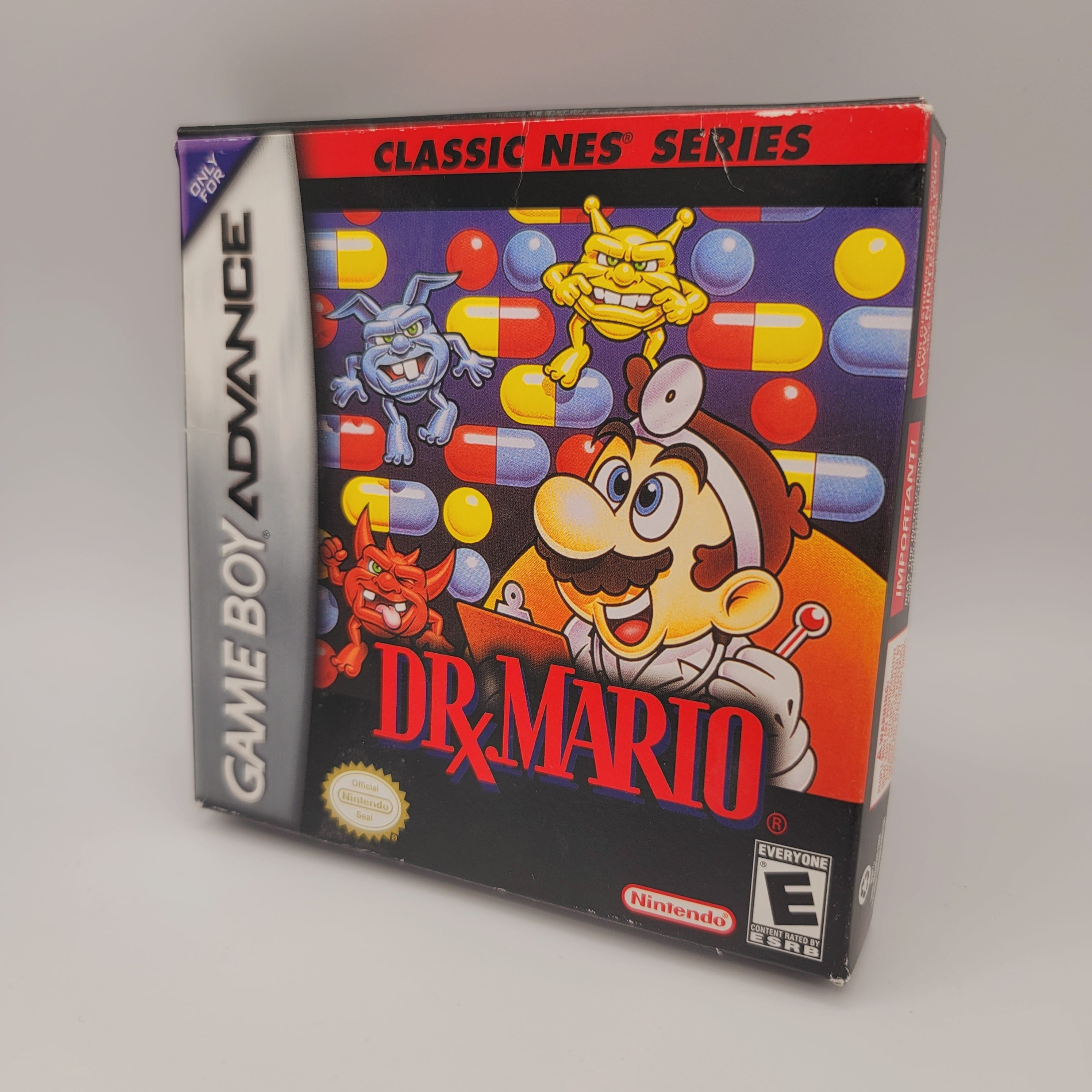 GBA - Classic Nes Series Dr. Mario (Complete in Box / A- / With Manual)