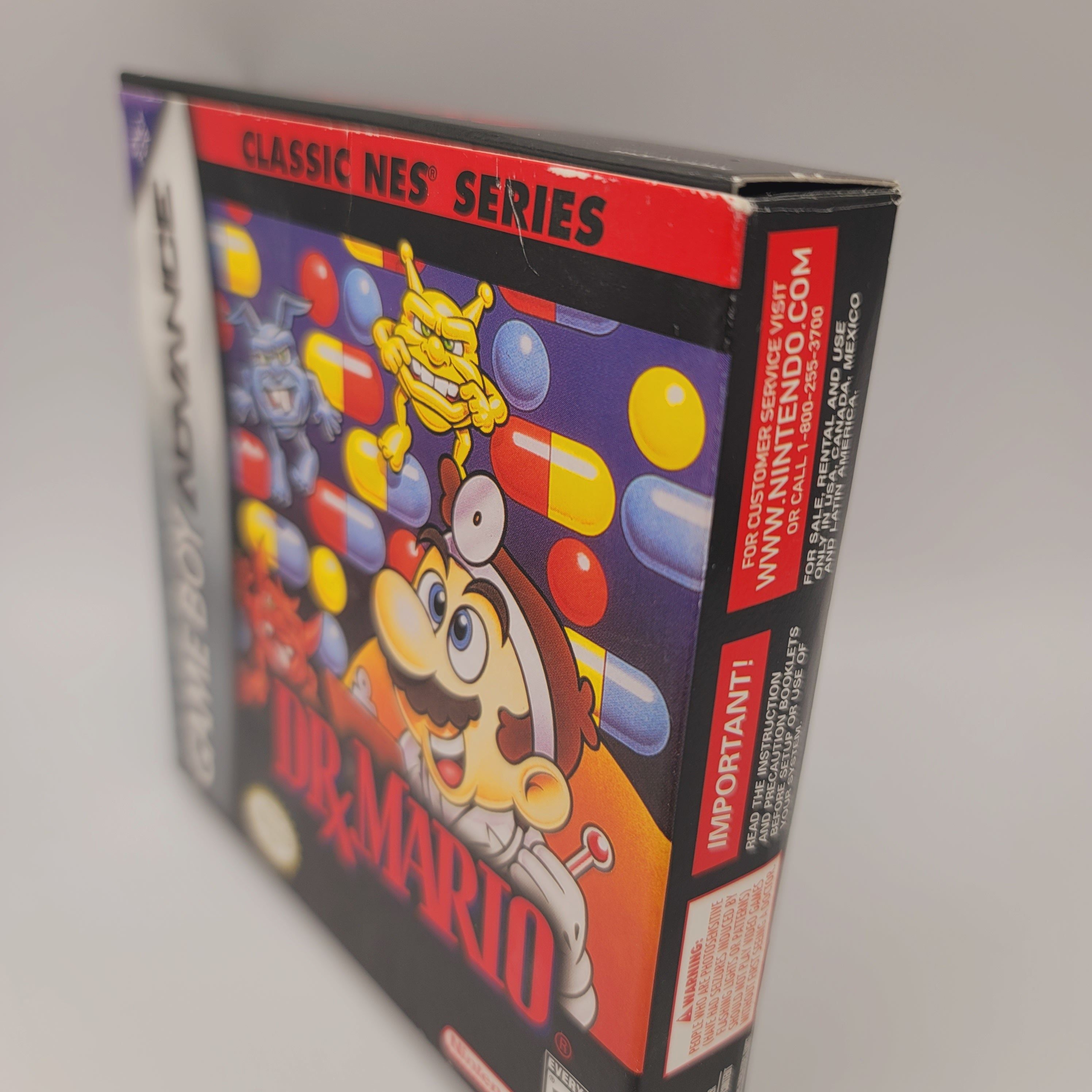 GBA - Classic Nes Series Dr. Mario (Complete in Box / A- / With Manual)