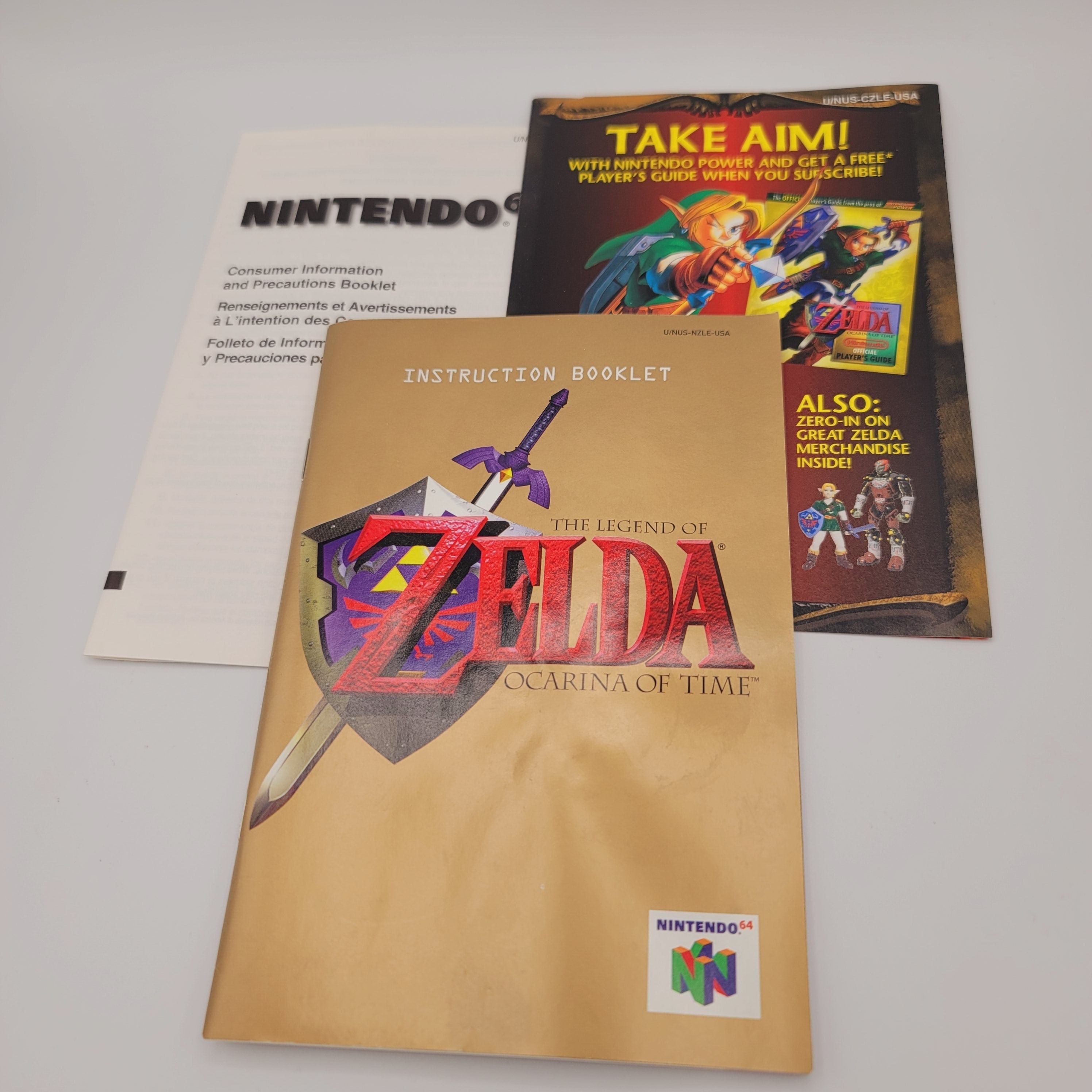 N64 - The Legend of Zelda Ocarina of Time (Complete in Box / B / With Manual)