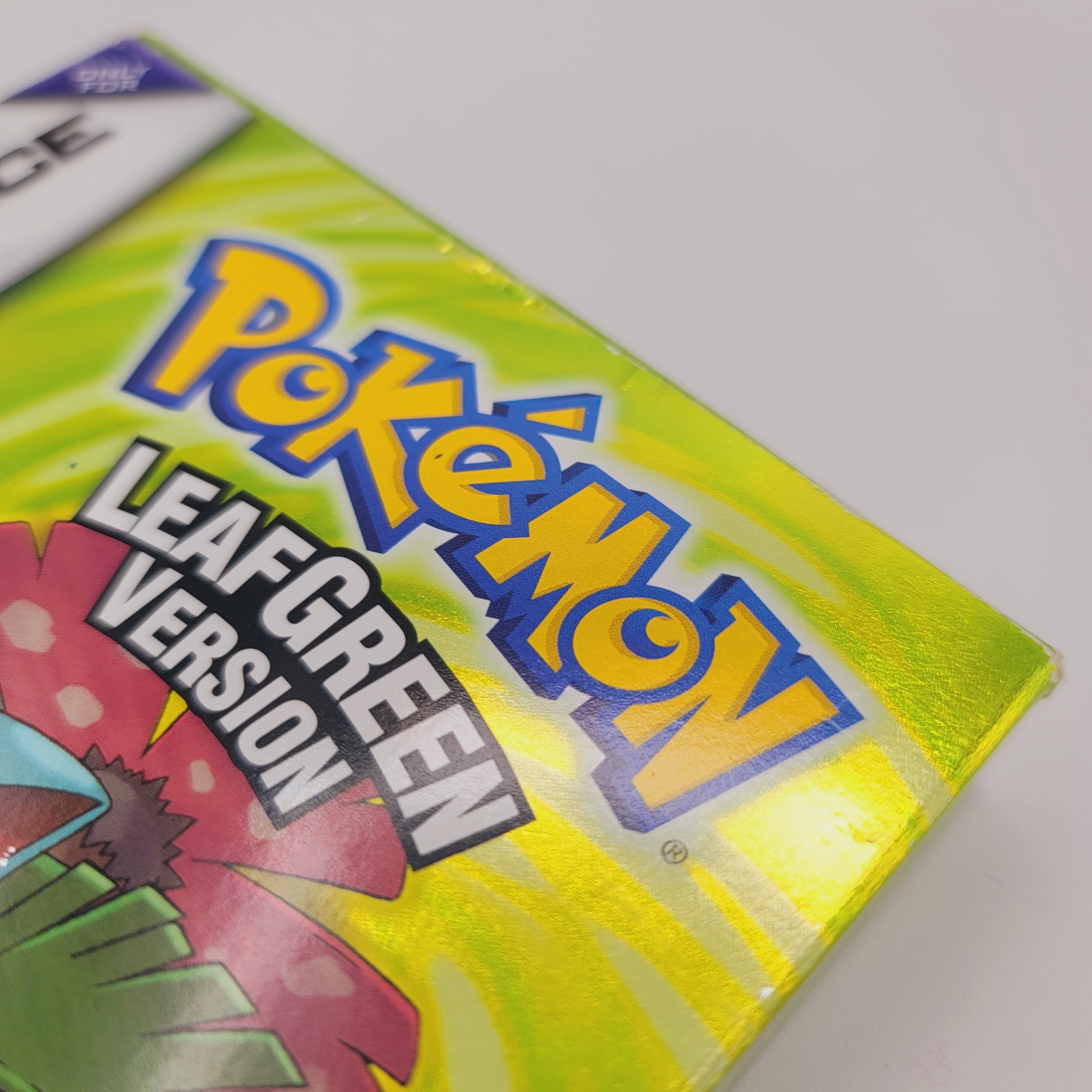 GBA - Pokemon Leaf Green (Complet dans la boîte avec adaptateur sans fil)