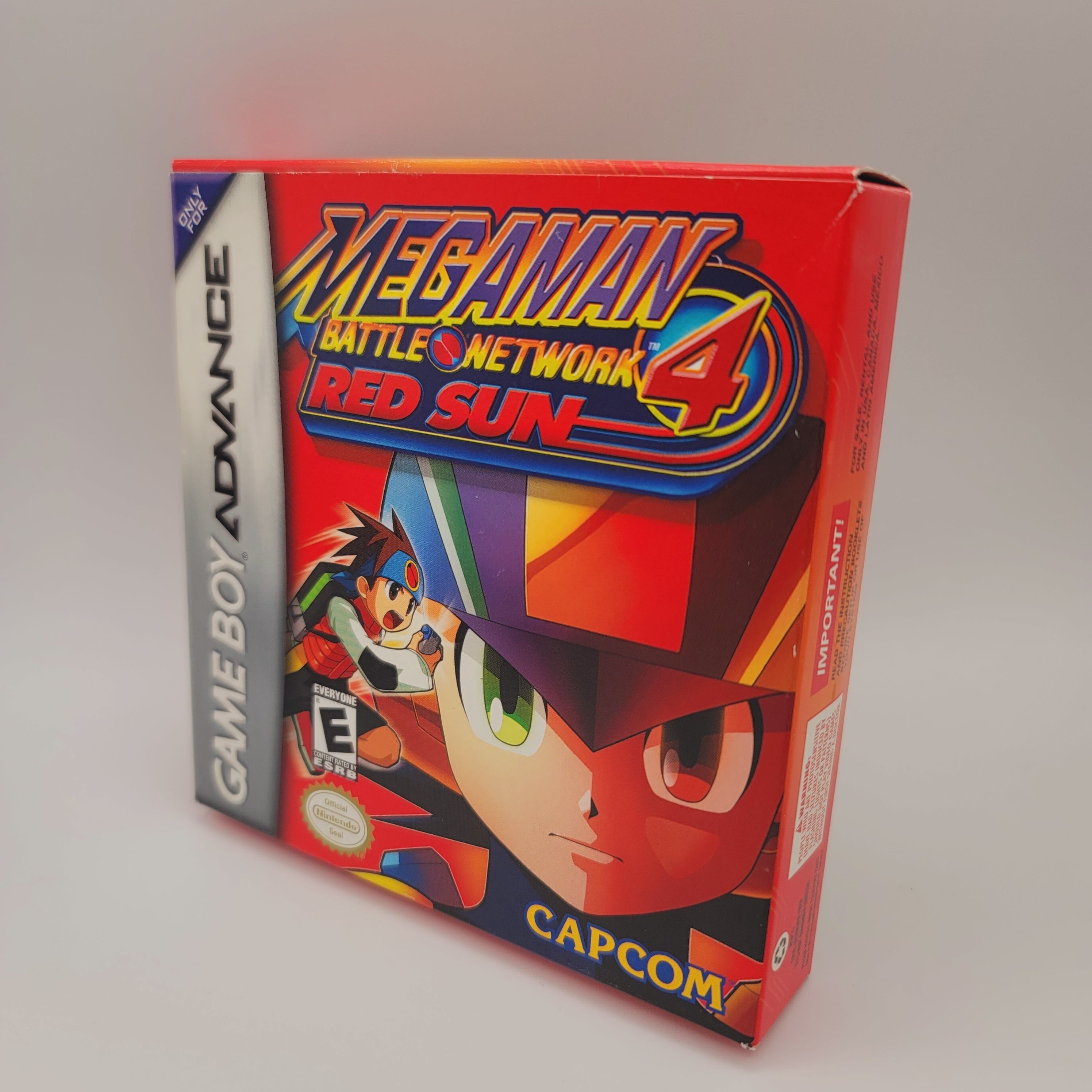 GBA - Mega Man Battle Network 4 Red Sun (Complete in Box / A / With Manual)