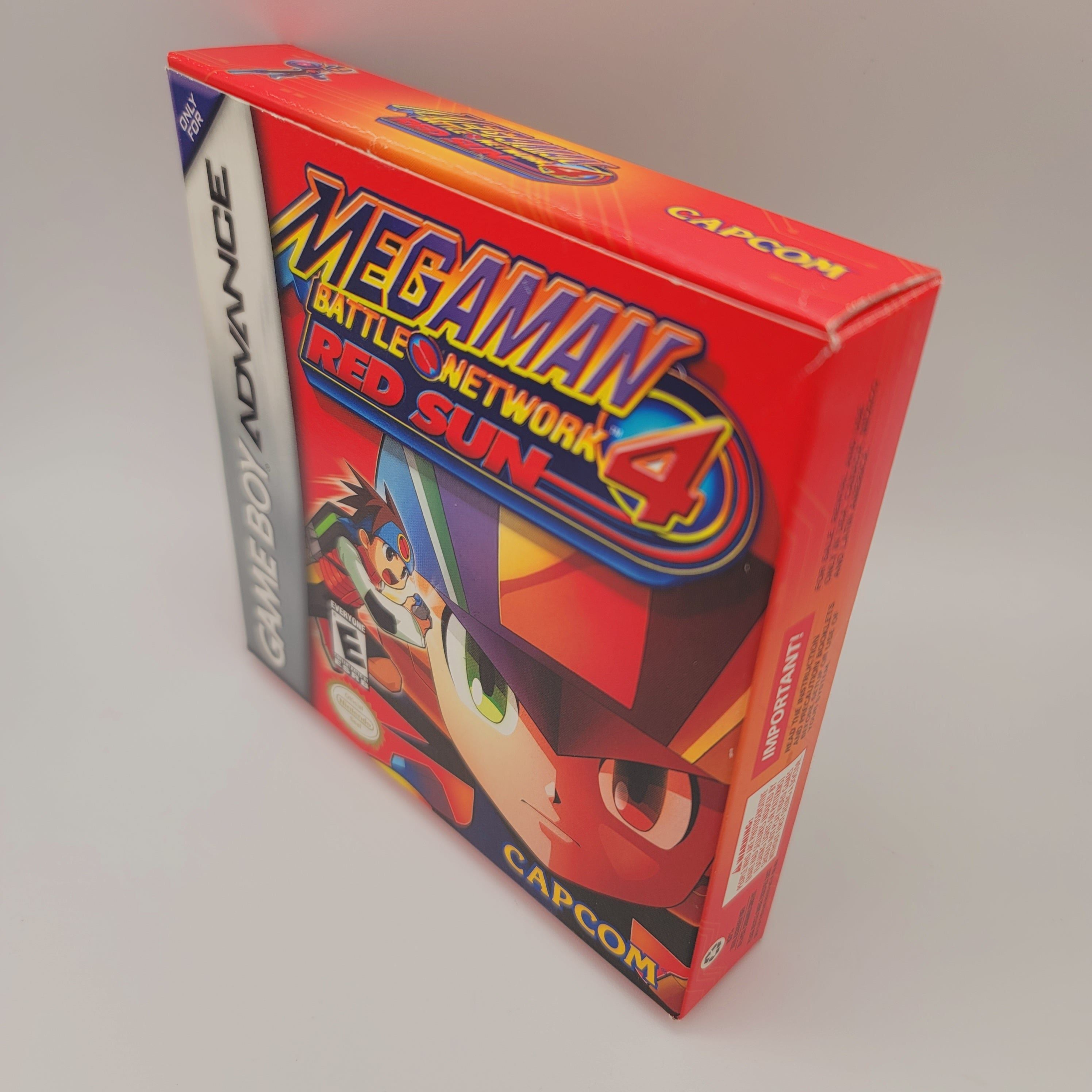 GBA - Mega Man Battle Network 4 Red Sun (Complete in Box / A / With Manual)