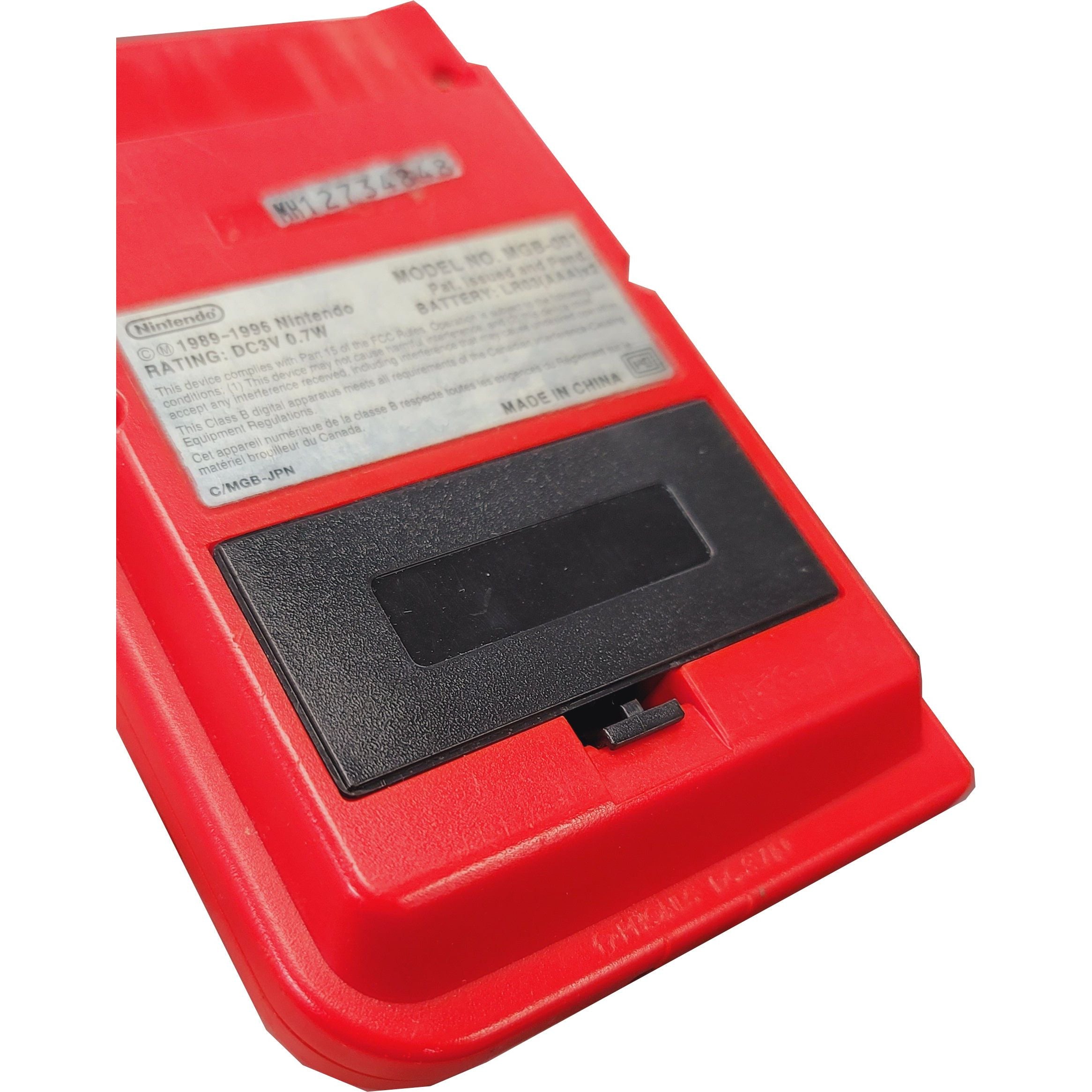 Game Boy Pocket System (Red / Black Battery Cover)