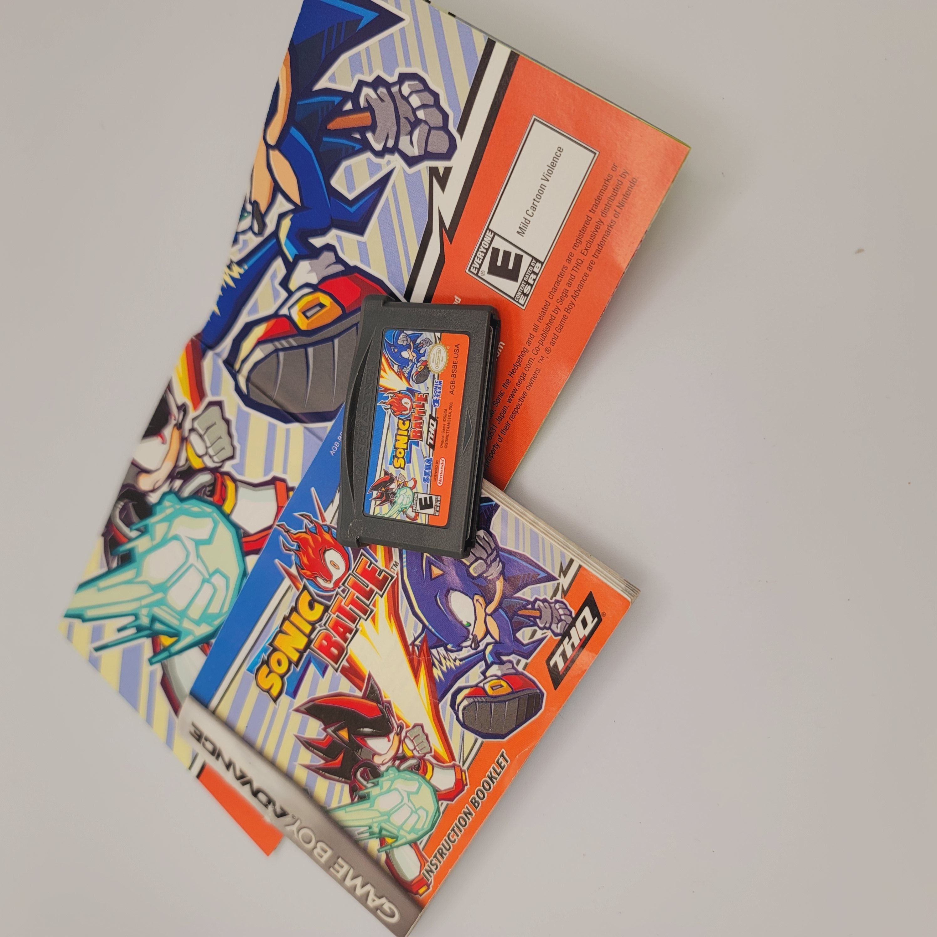 GBA - Sonic Battle (Complete in Box / C+ / With Manual)