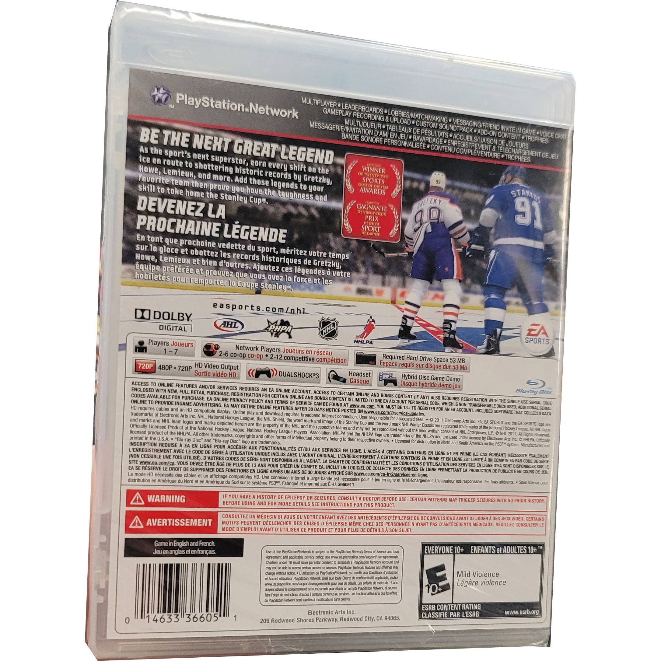 PS3 - NHL 12 (Sealed)