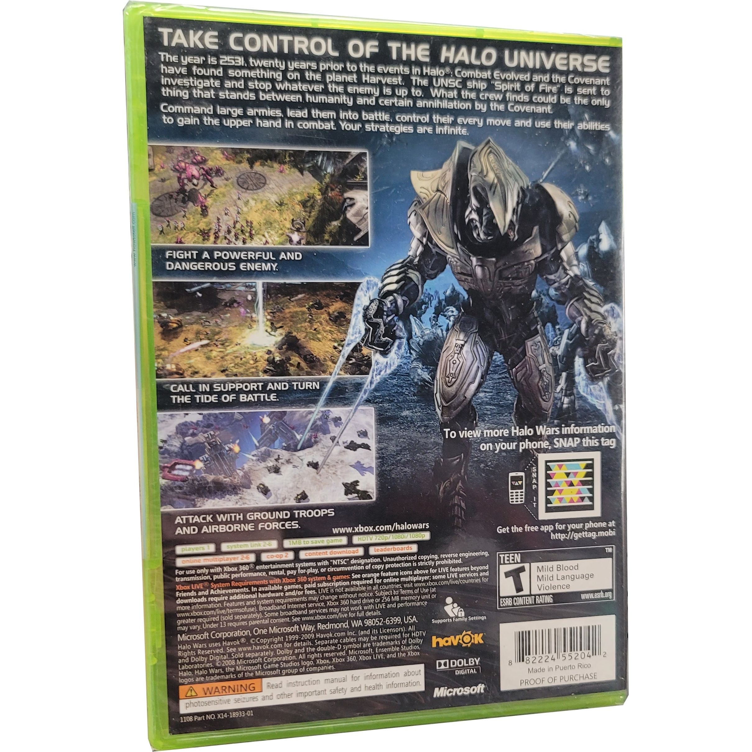 XBOX 360 - Halo Wars (Sealed)